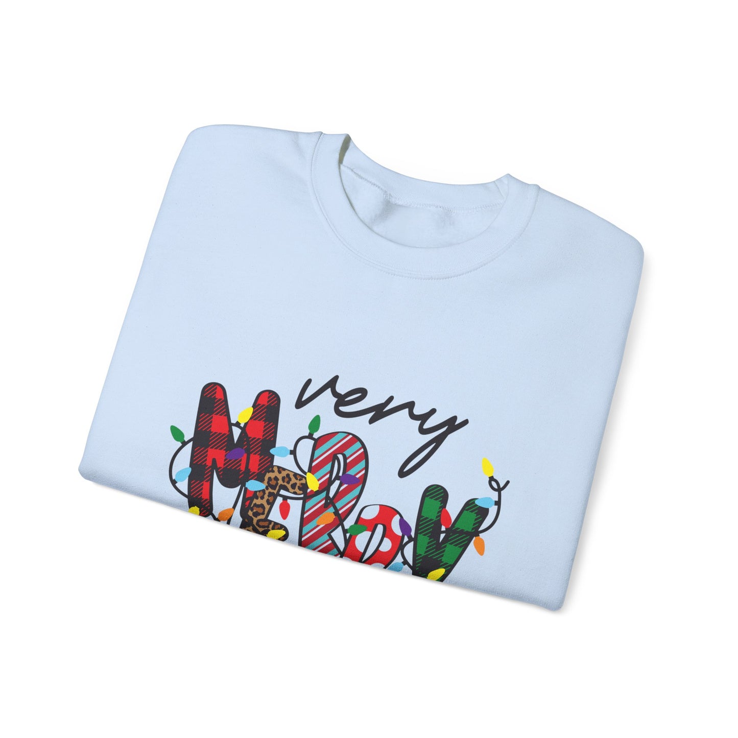 Very Merry Mama Sweatshirt | Christmas Mom Holiday Crewneck
