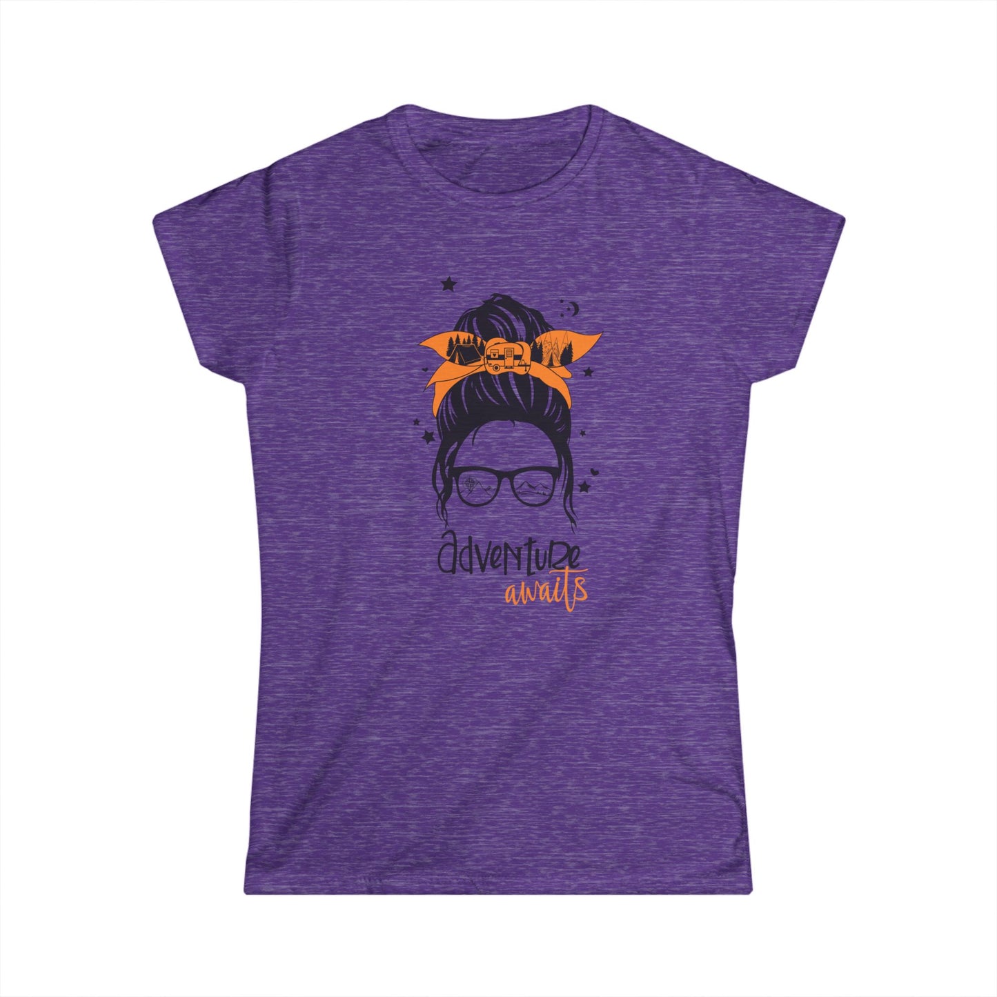 Adventure Awaits Women's Softstyle Tee - Perfect for Animal Lovers