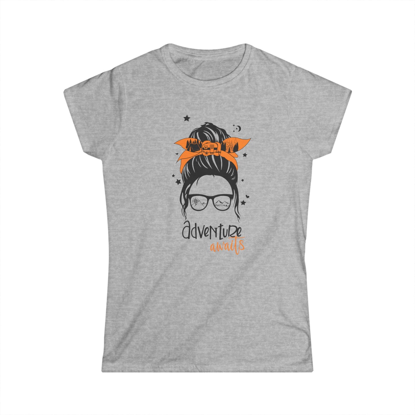 Adventure Awaits Women's Softstyle Tee - Perfect for Animal Lovers