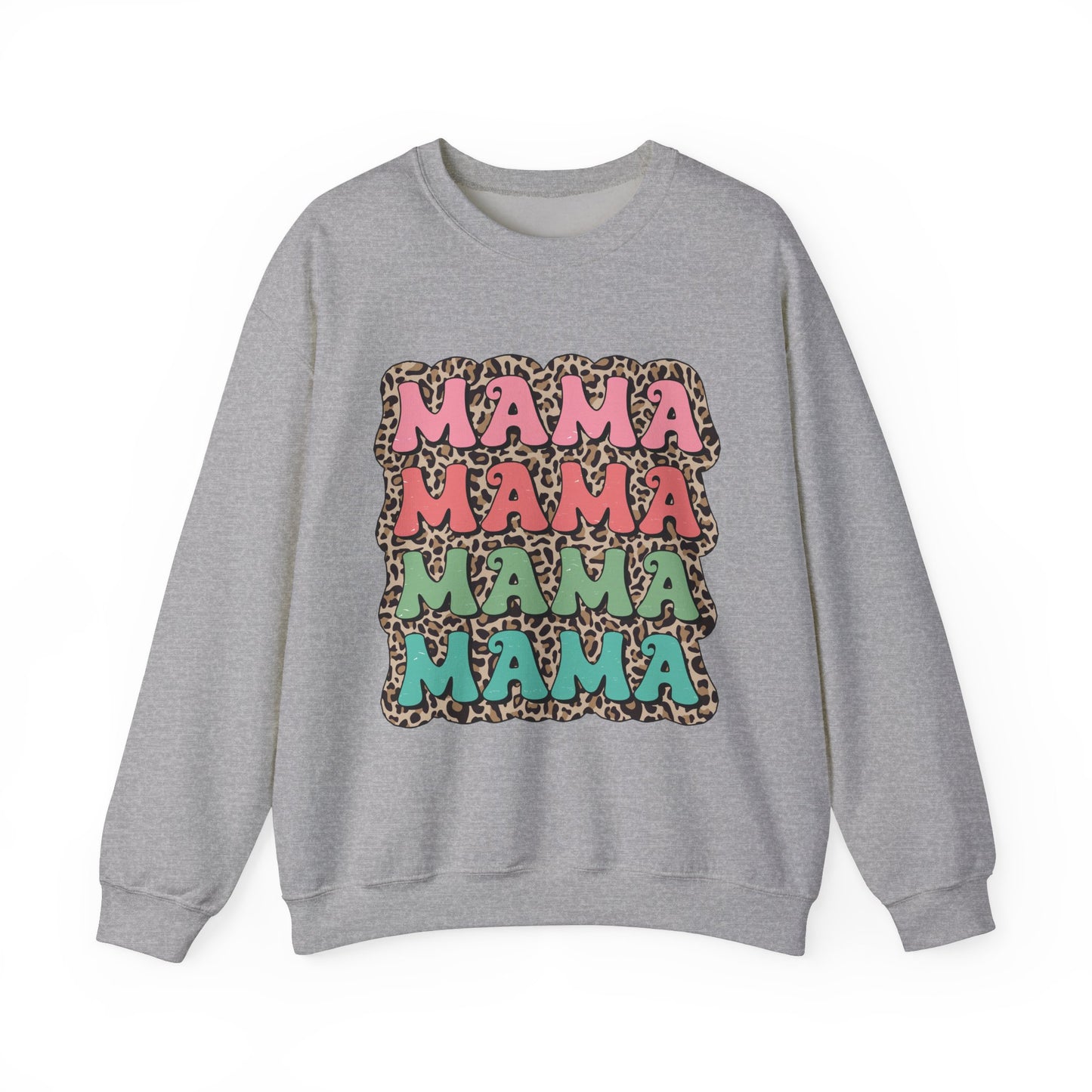 Mama Graphic Crewneck Sweatshirt - Stylish and Cozy for Moms