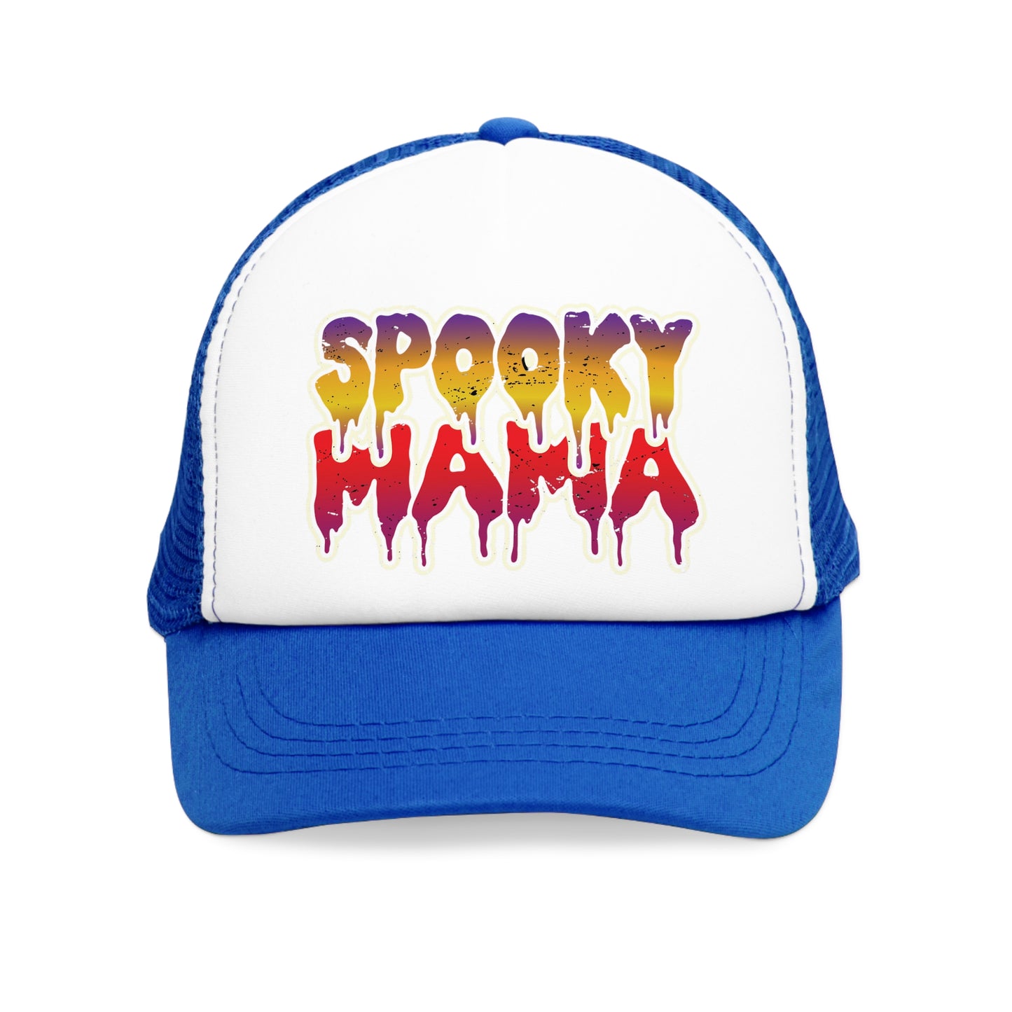 Spooky Mama Mesh Cap | Fun Hat for Halloween, Costume Parties, Moms, Fall Fashion, Gift for Moms