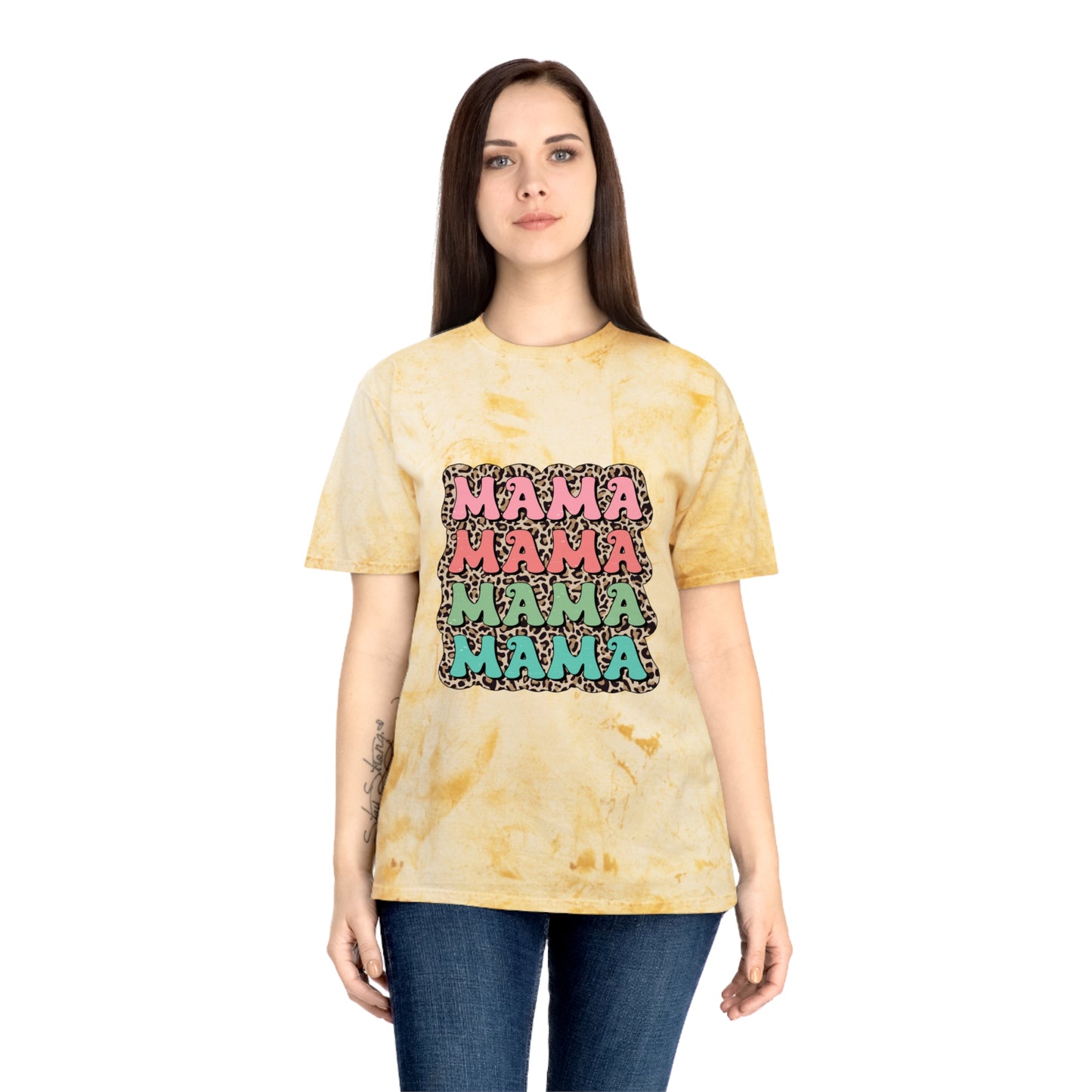 Color Blast Mama T-Shirt - Fun & Trendy Unisex Tee for Moms