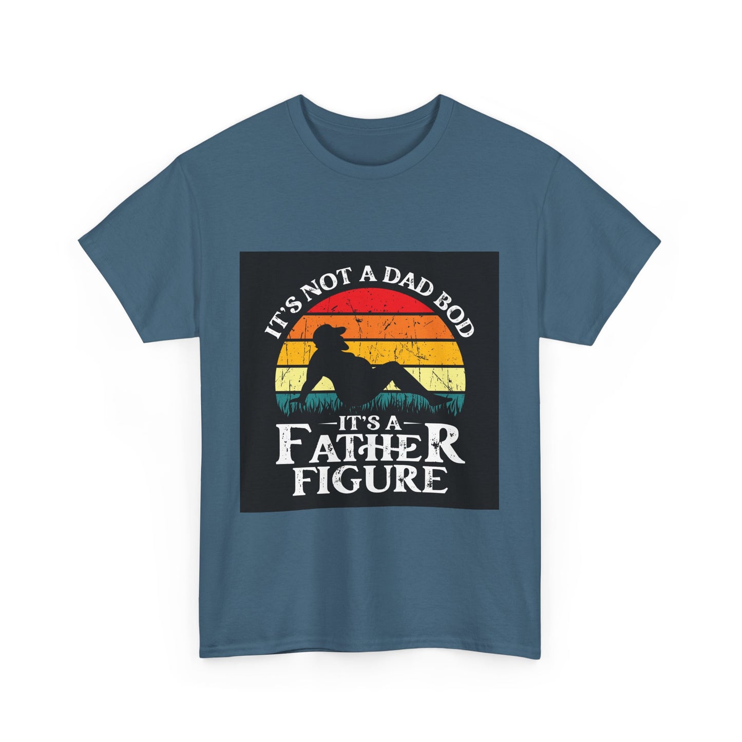 Father Figure Unisex Heavy Cotton Tee - Perfect Gift for Dads, Celebrating Fatherhood