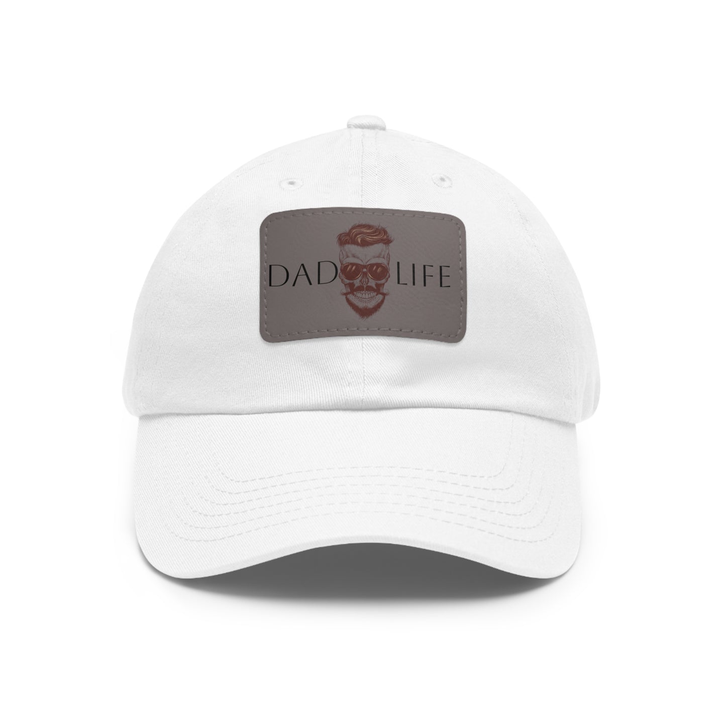 Dad Hat with Leather Patch (Rectangle) (Copy)