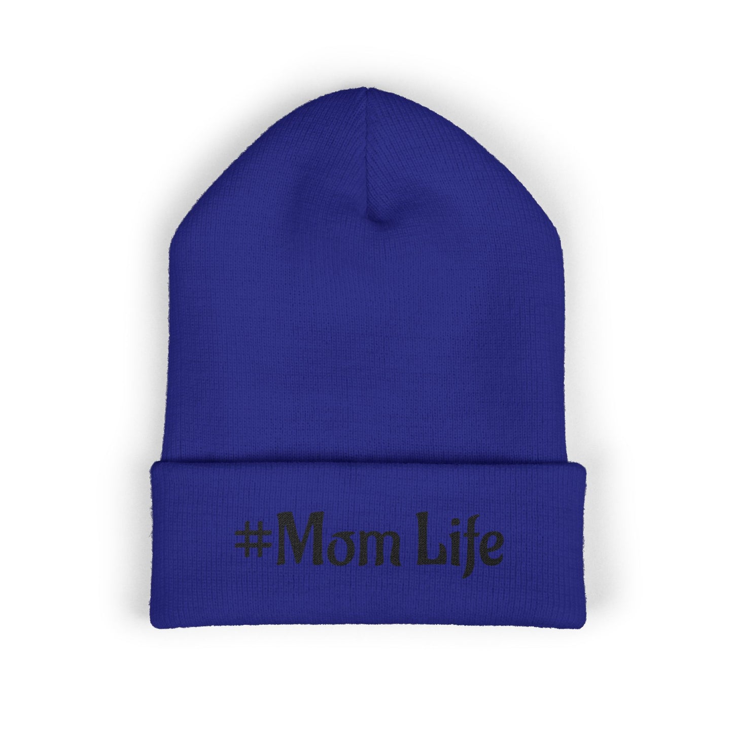#Mom Life Beanie | Cuffed Embroidered Beanie