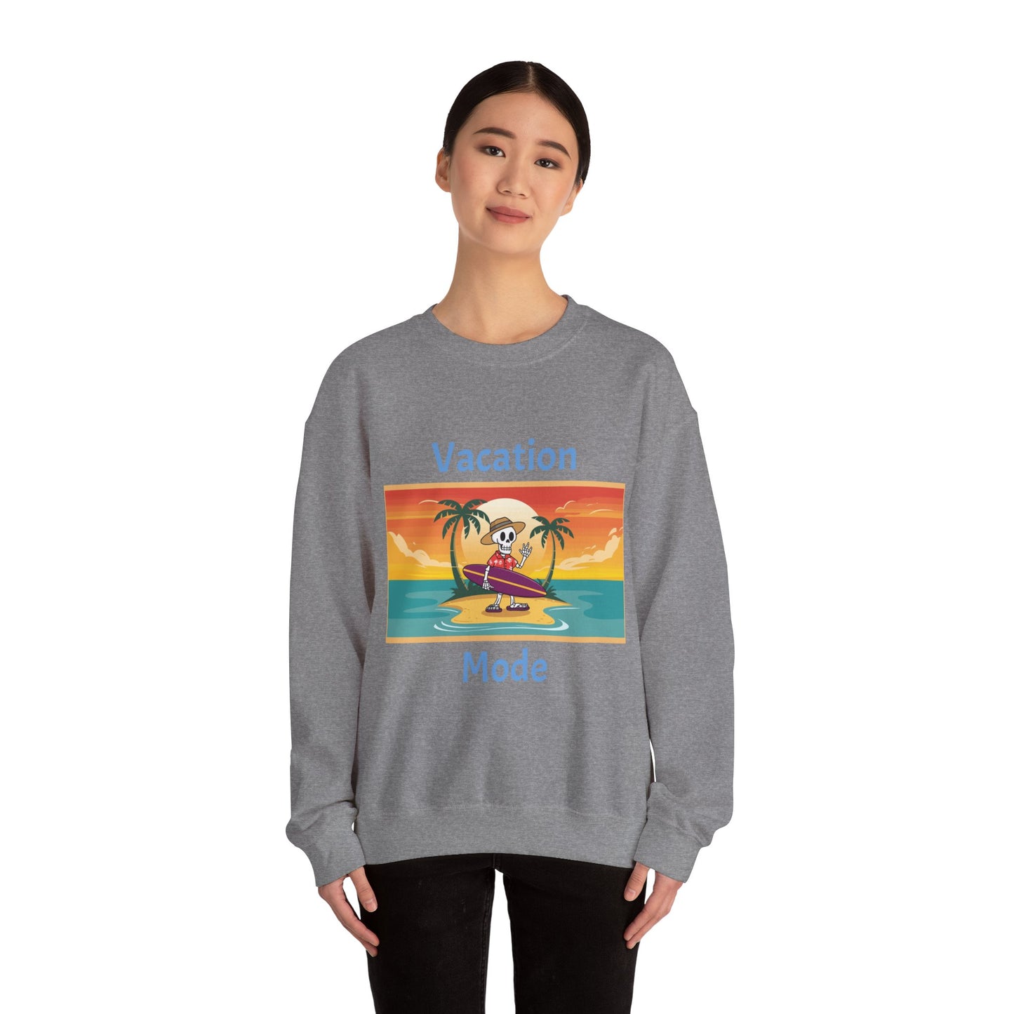 Vacation Mode Unisex Heavy Blend™ Crewneck Sweatshirt