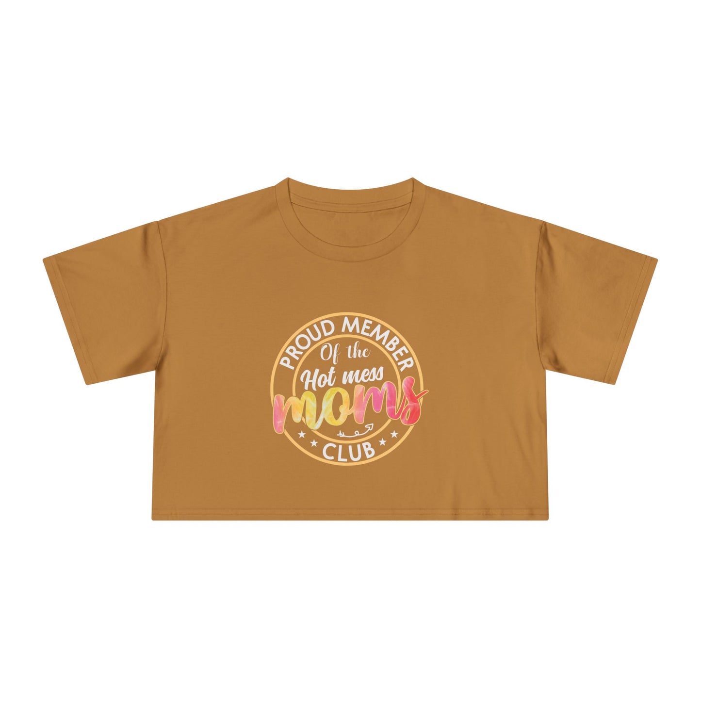 Stylish Mom Crop Tee | Trendy Women’s T-Shirt, Mother's Day Gift, Casual Wear, Summer Outfits, Relaxed Fit