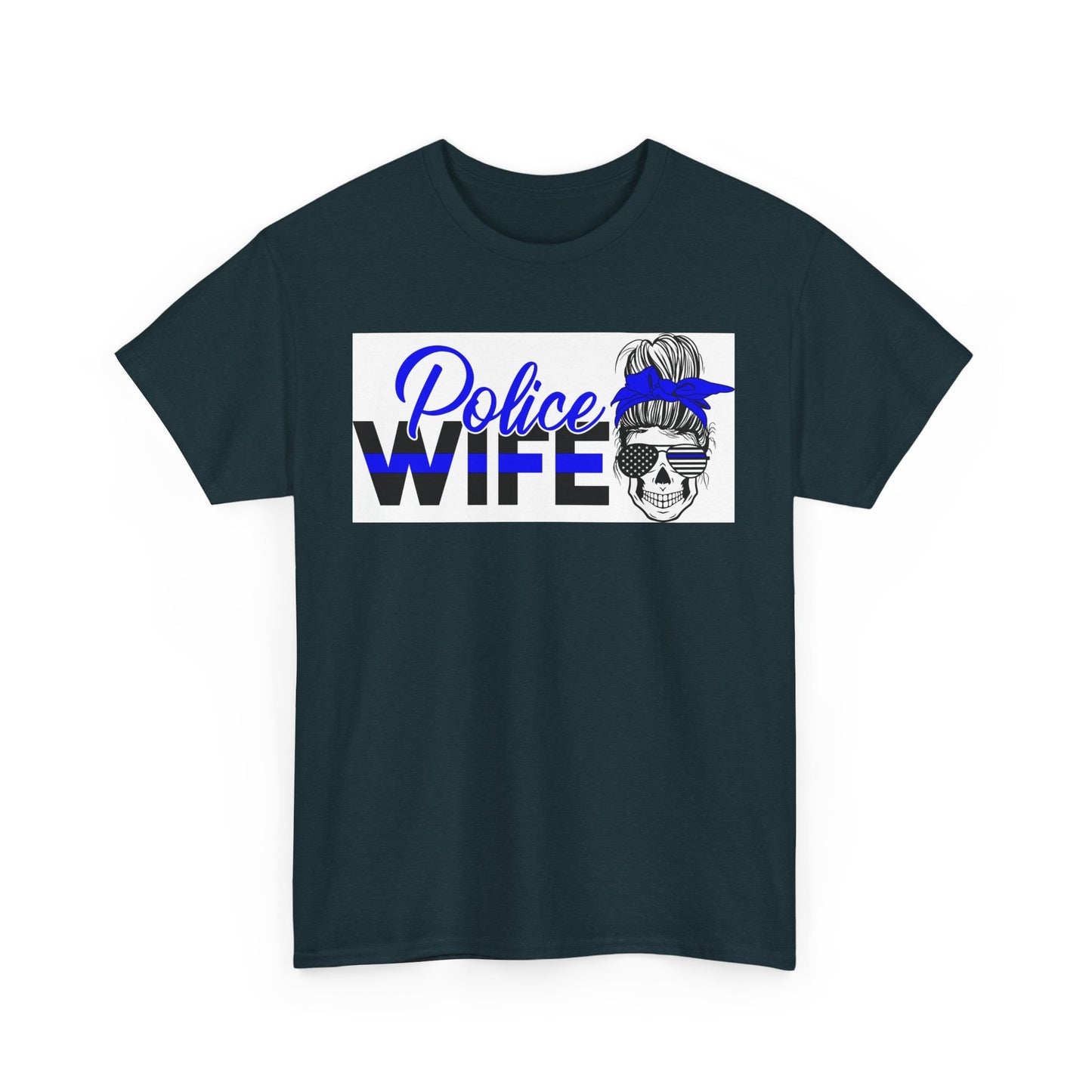 Police Wife Unisex Heavy Cotton Tee - Support Your Local Hero