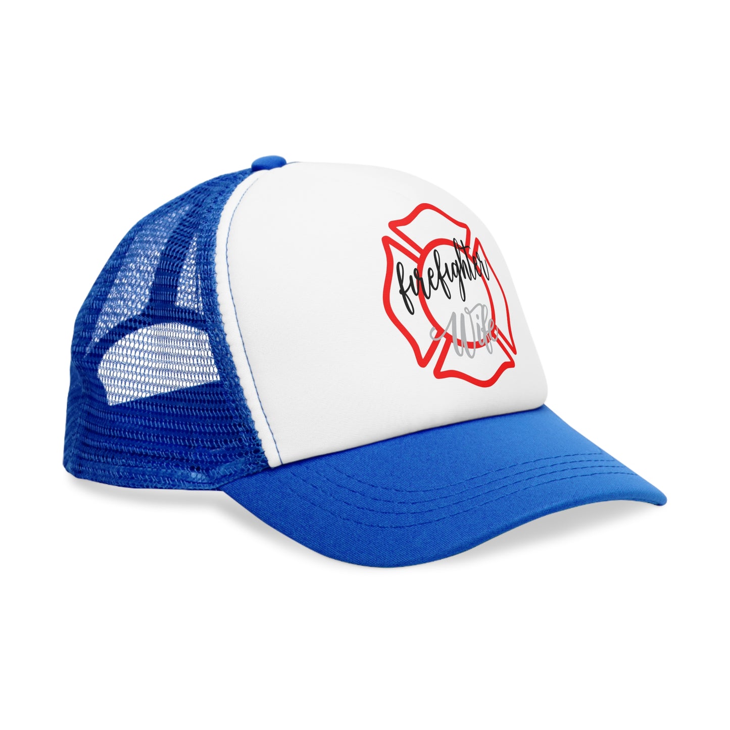 Firefighter Wife Mesh Cap - Stylish Trucker Hat for Supportive Spouses