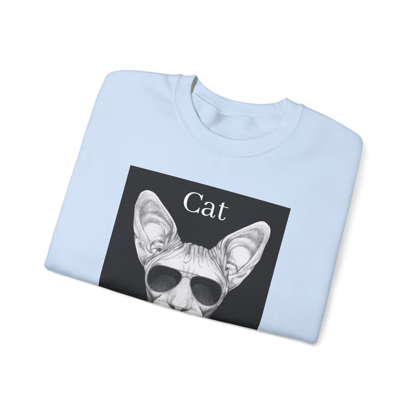 Cat Boss Unisex Crewneck Sweatshirt - Funny Cat Graphic Pullover