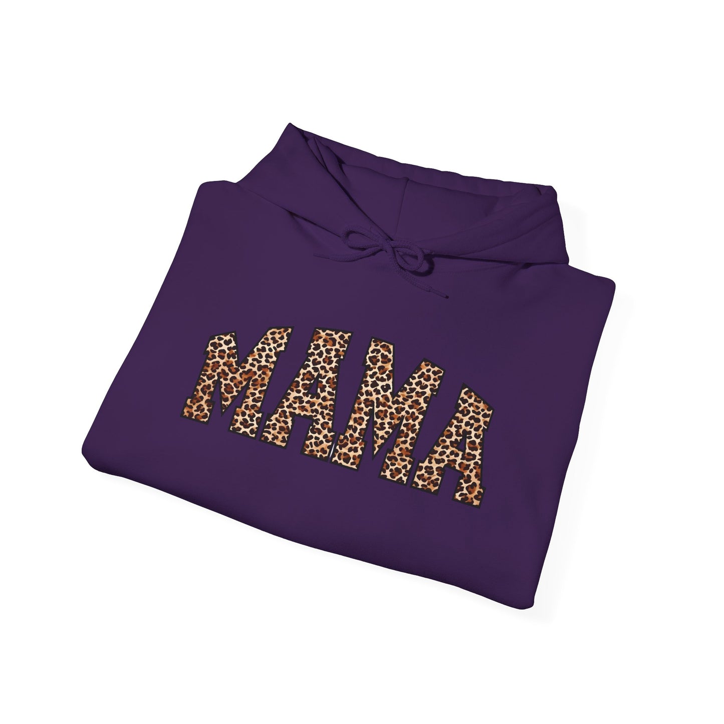 Mama Leopard Print Hoodie - Cozy Unisex Sweatshirt for Moms