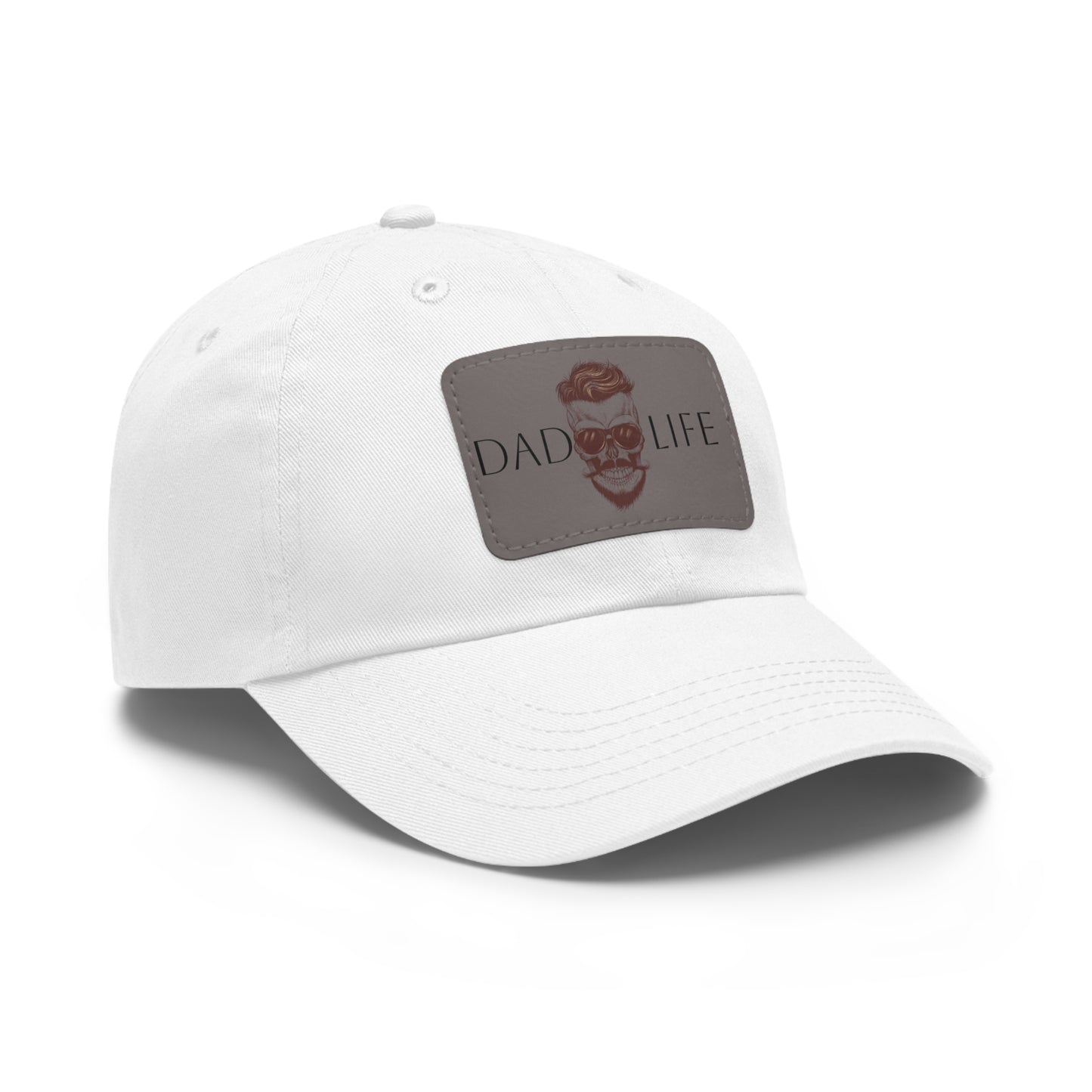 Dad Hat with Leather Patch (Rectangle) (Copy)