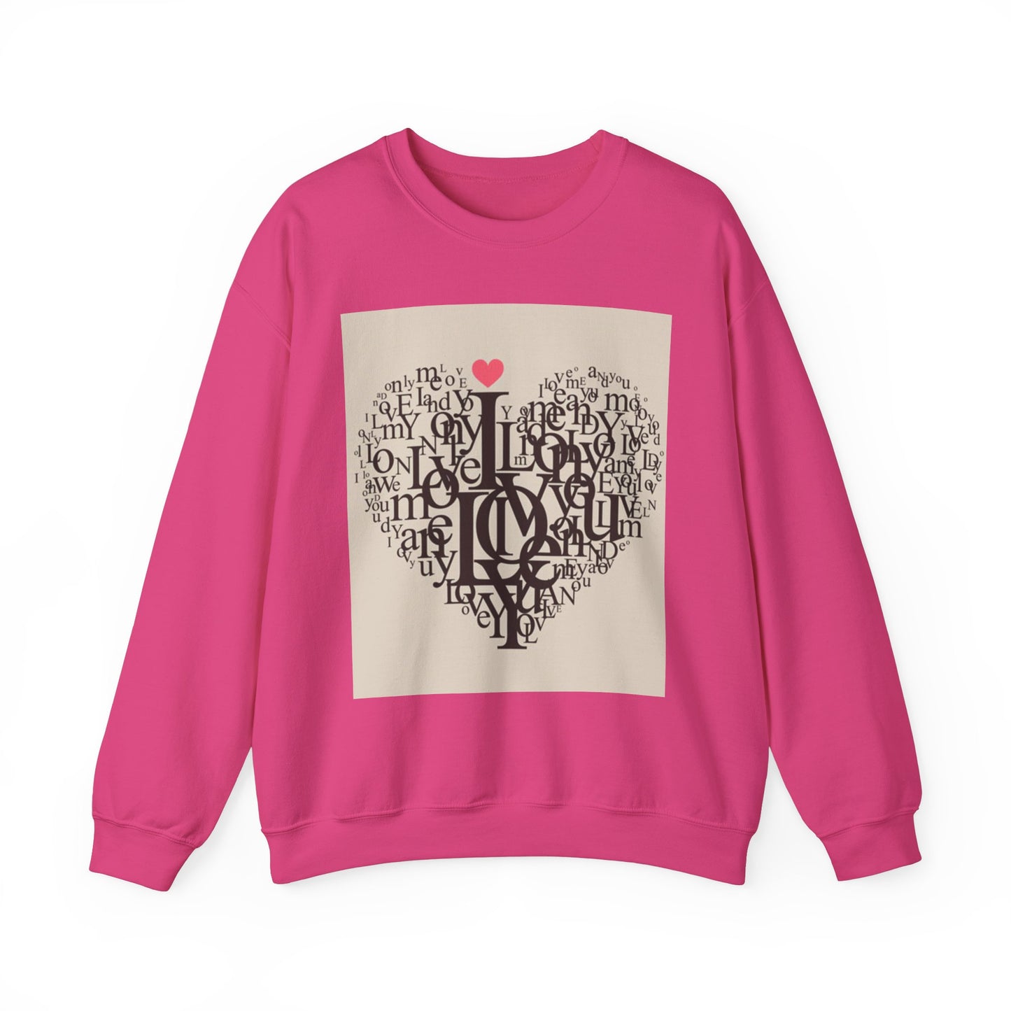 Heartfelt Love Sweatshirt - Unisex Heavy Blend™ Crewneck for Comfort and Connection