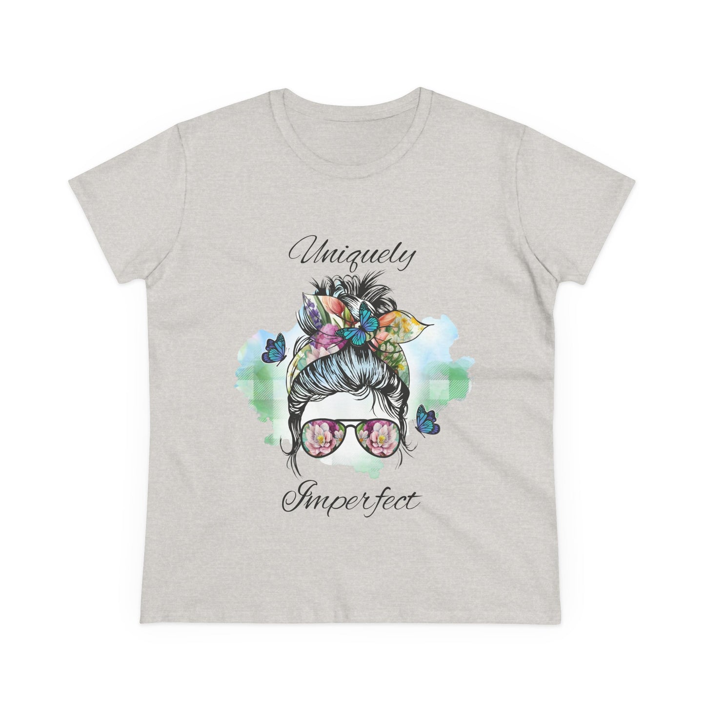 Women&#039;s Uniquely Imperfect Graphic Tee - Midweight Cotton Shirt