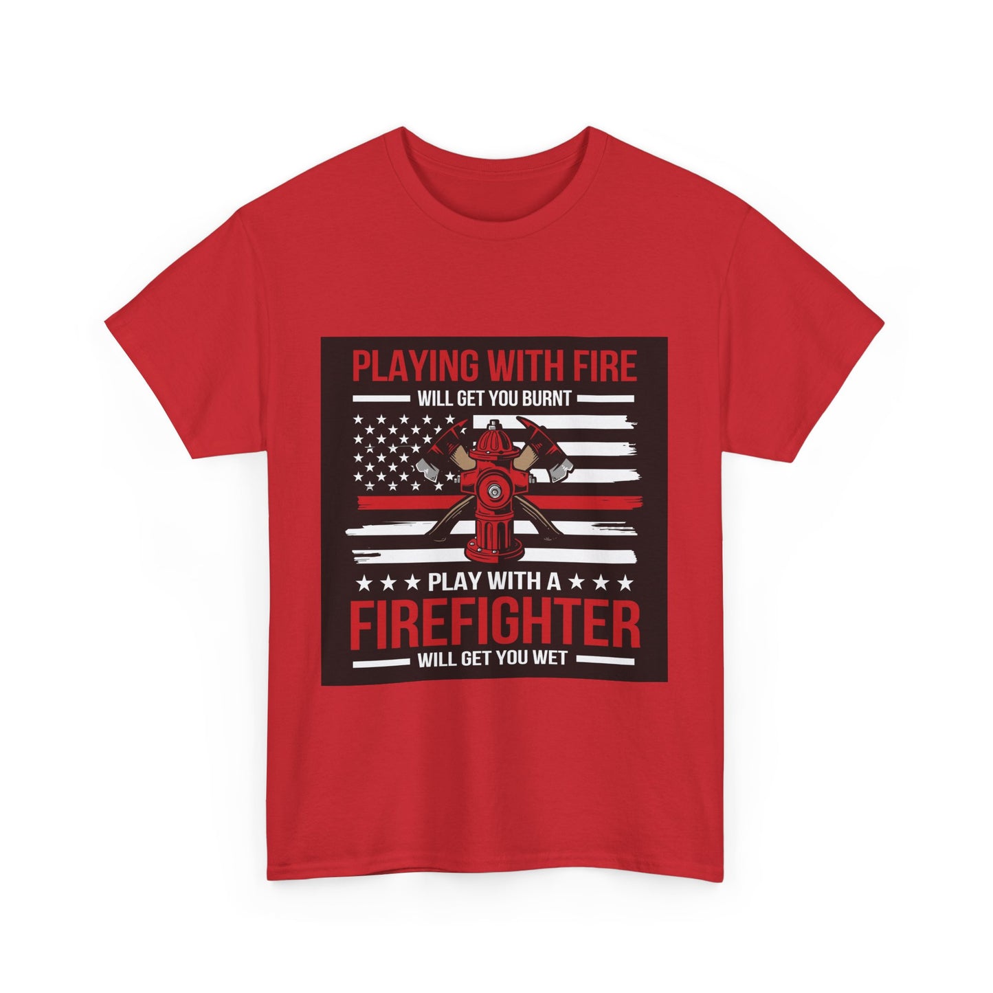 Firefighter Humor Unisex Heavy Cotton Tee | Perfect Gift for Firefighters