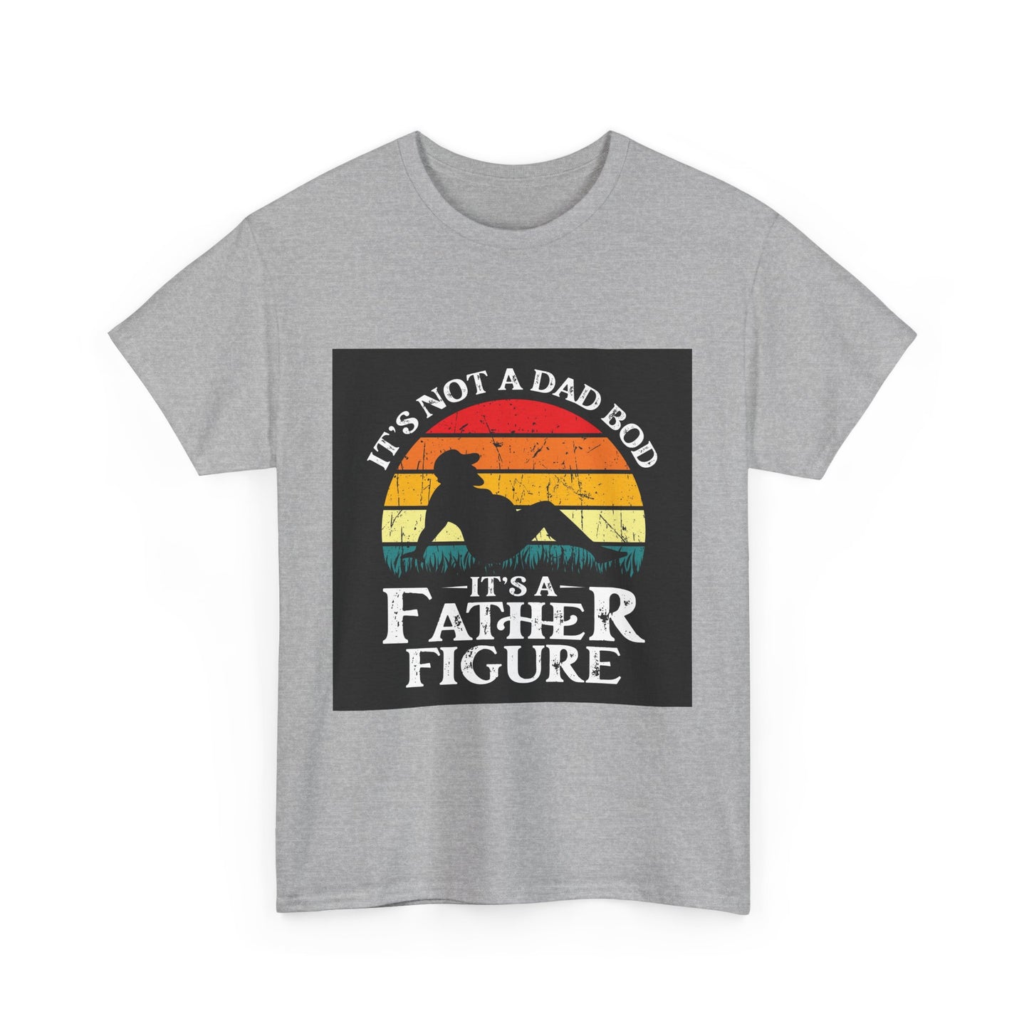 Father Figure Unisex Heavy Cotton Tee - Perfect Gift for Dads, Celebrating Fatherhood