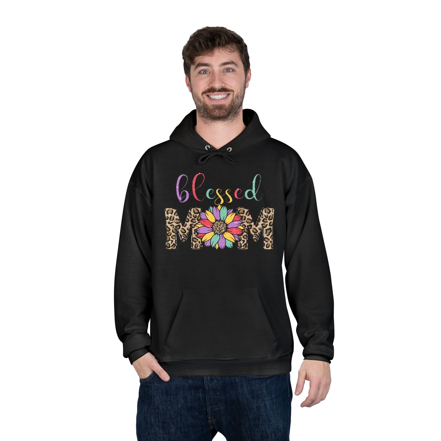 Blessed Mom Eco-Friendly Pullover Hoodie