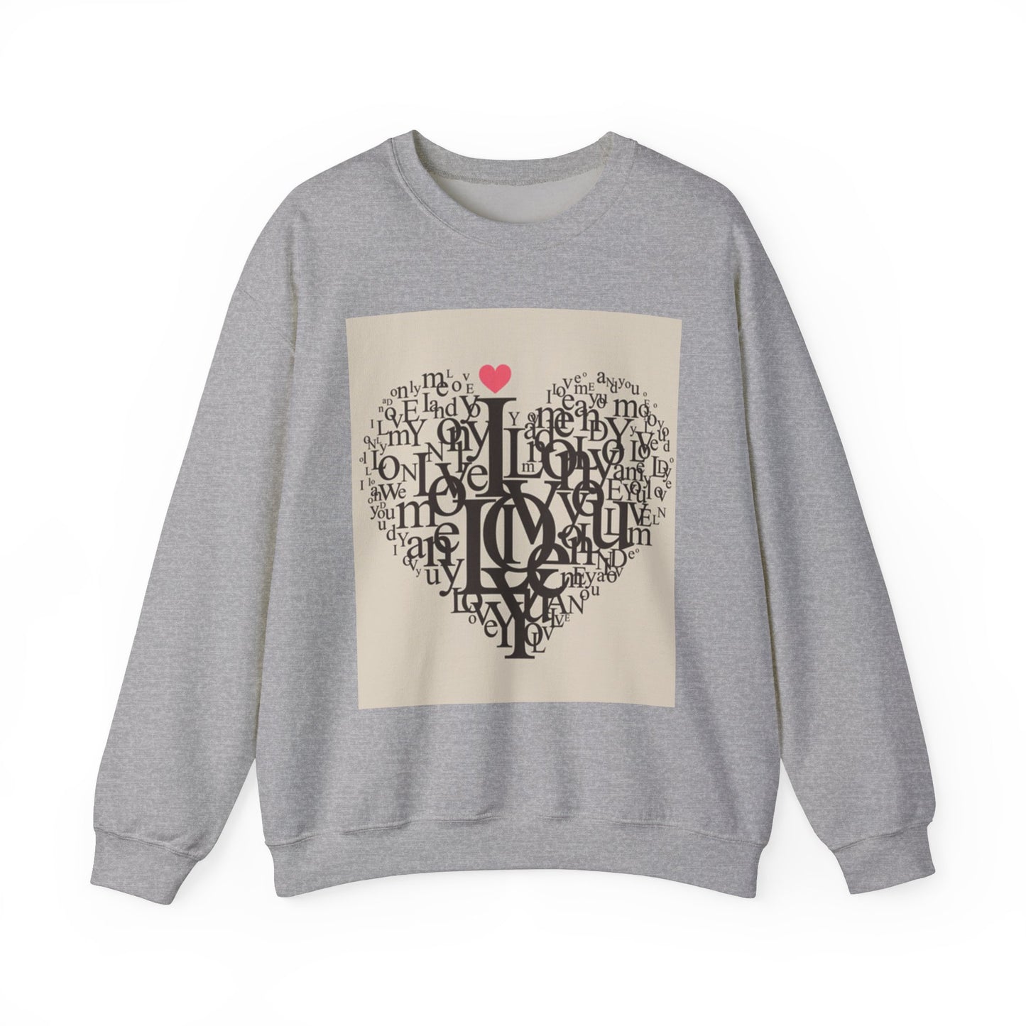 Heartfelt Love Sweatshirt - Unisex Heavy Blend™ Crewneck for Comfort and Connection