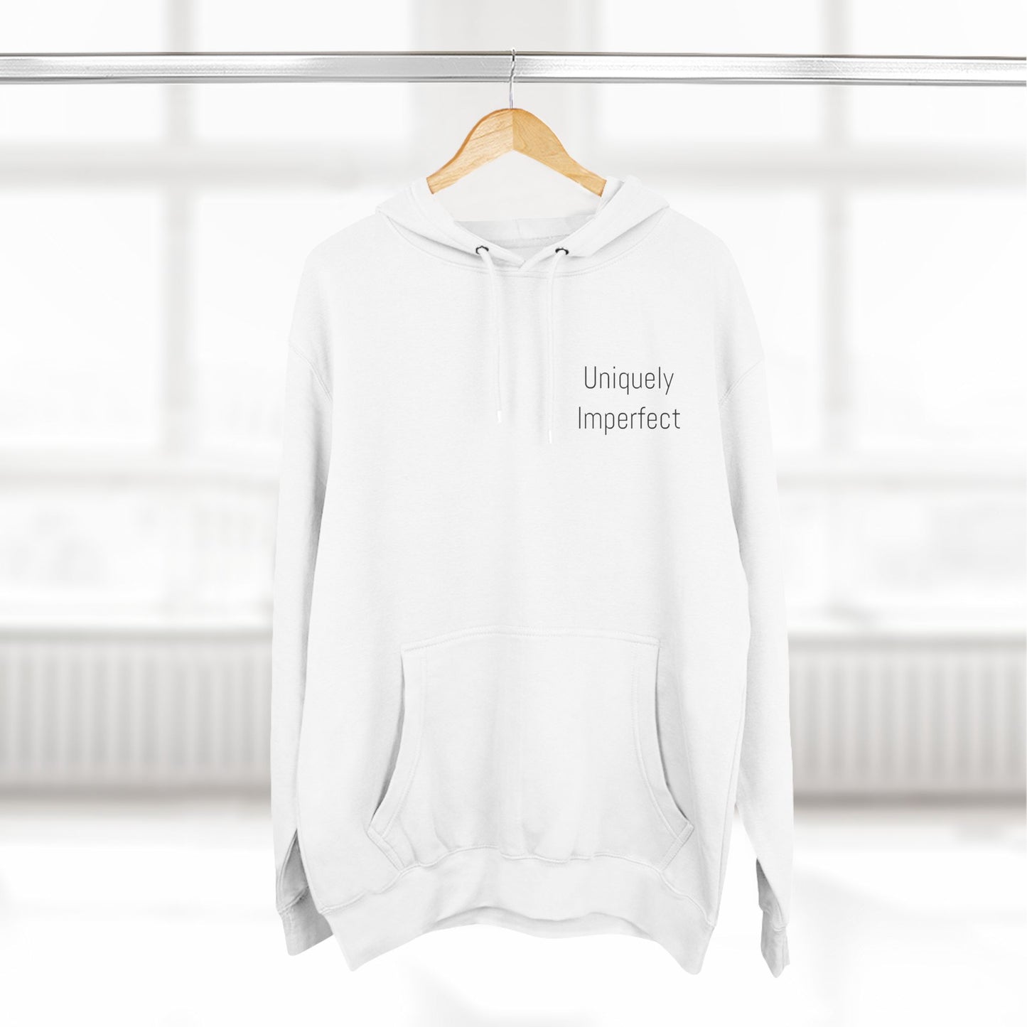 Three-Panel Fleece Hoodie