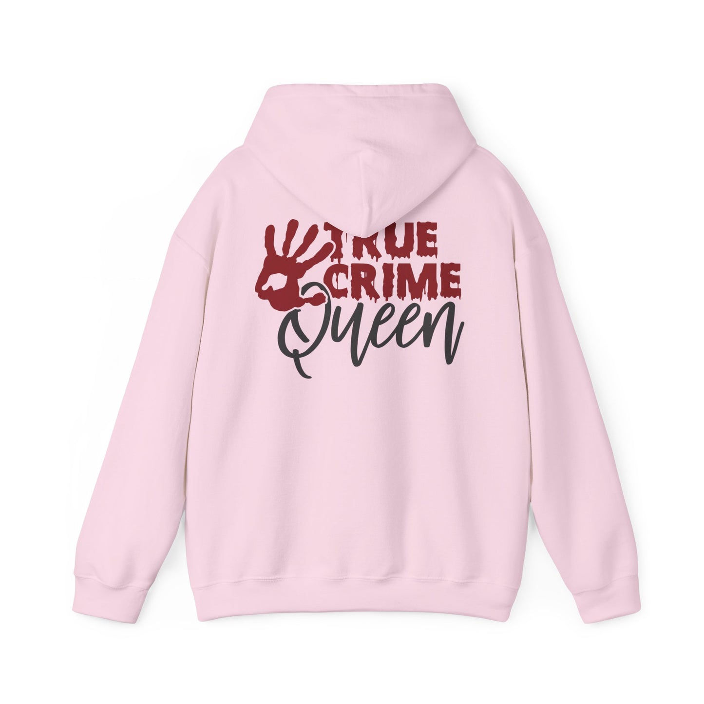 True Crime Queen Hoodie - Cozy Sweatshirt for True Crime Lovers, Perfect Gift for Halloween, Birthdays, and Everyday Wear