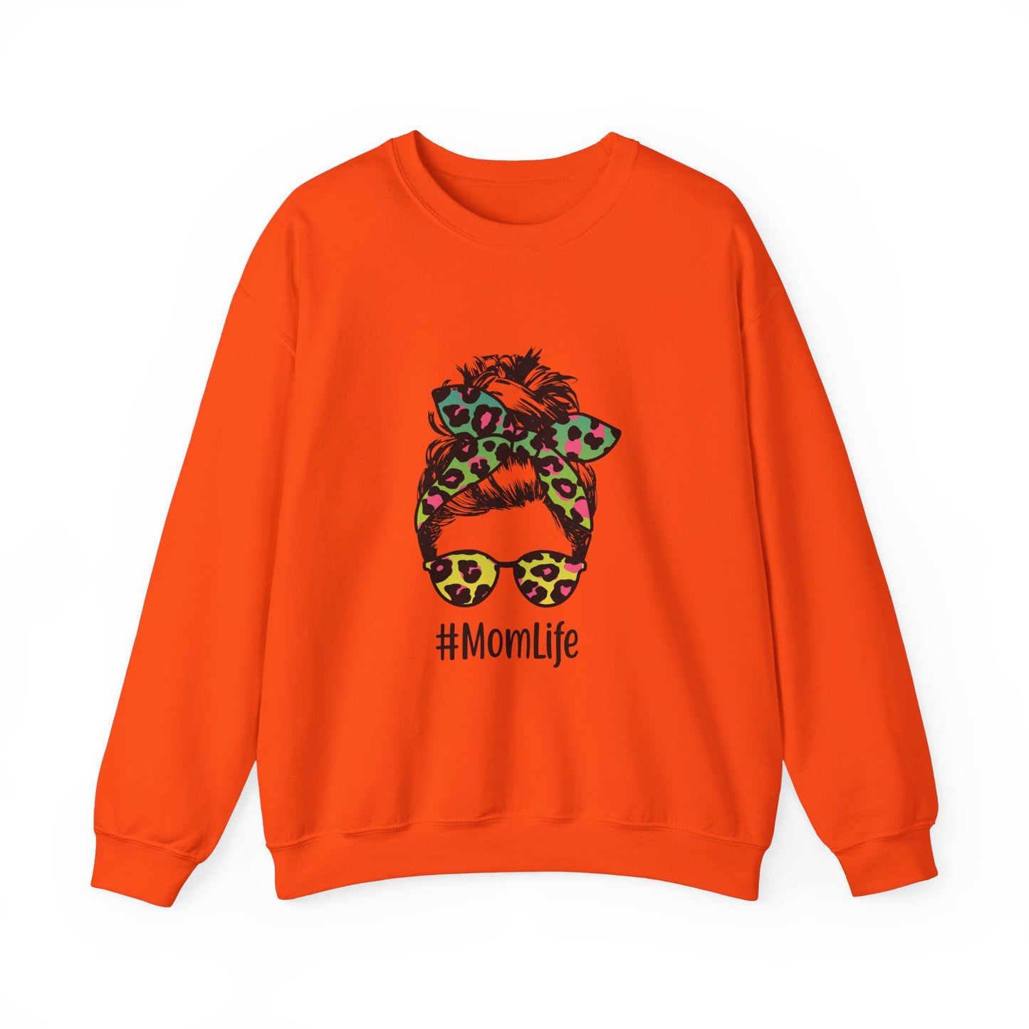 #MomLife Unisex Heavy Blend™ Crewneck Sweatshirt - Perfect Gift for Moms