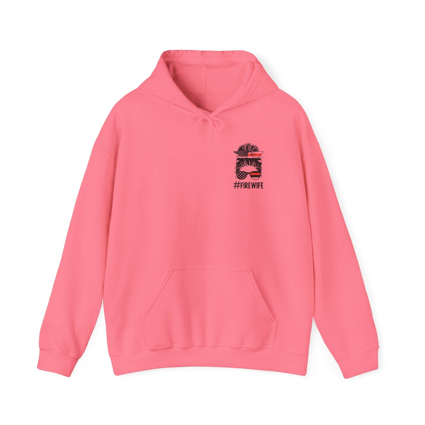 Firefighter Wife Hooded Sweatshirt – Cozy Apparel for Proud Partners