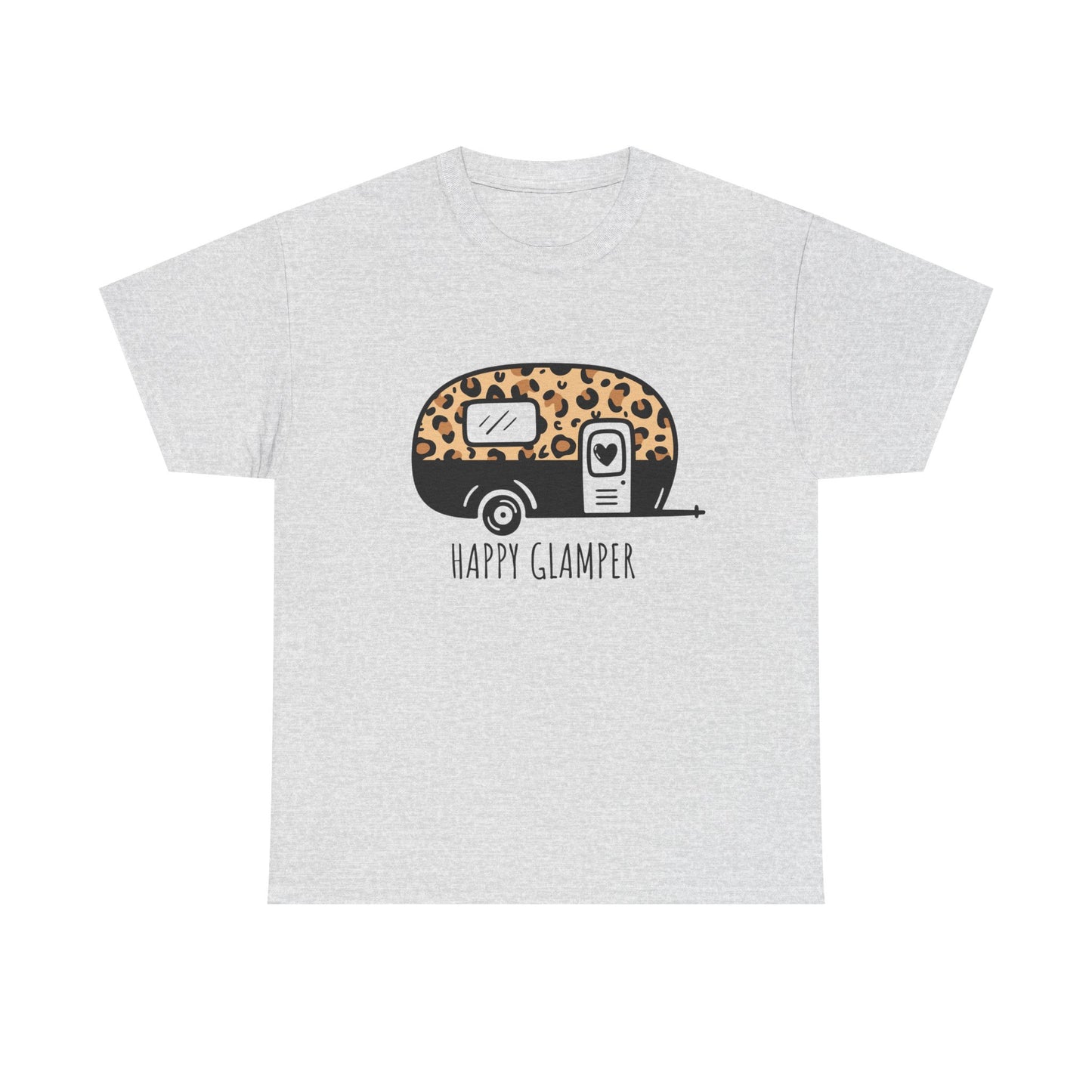 Happy Glamper Unisex Heavy Cotton Tee - Perfect for Camping Lovers