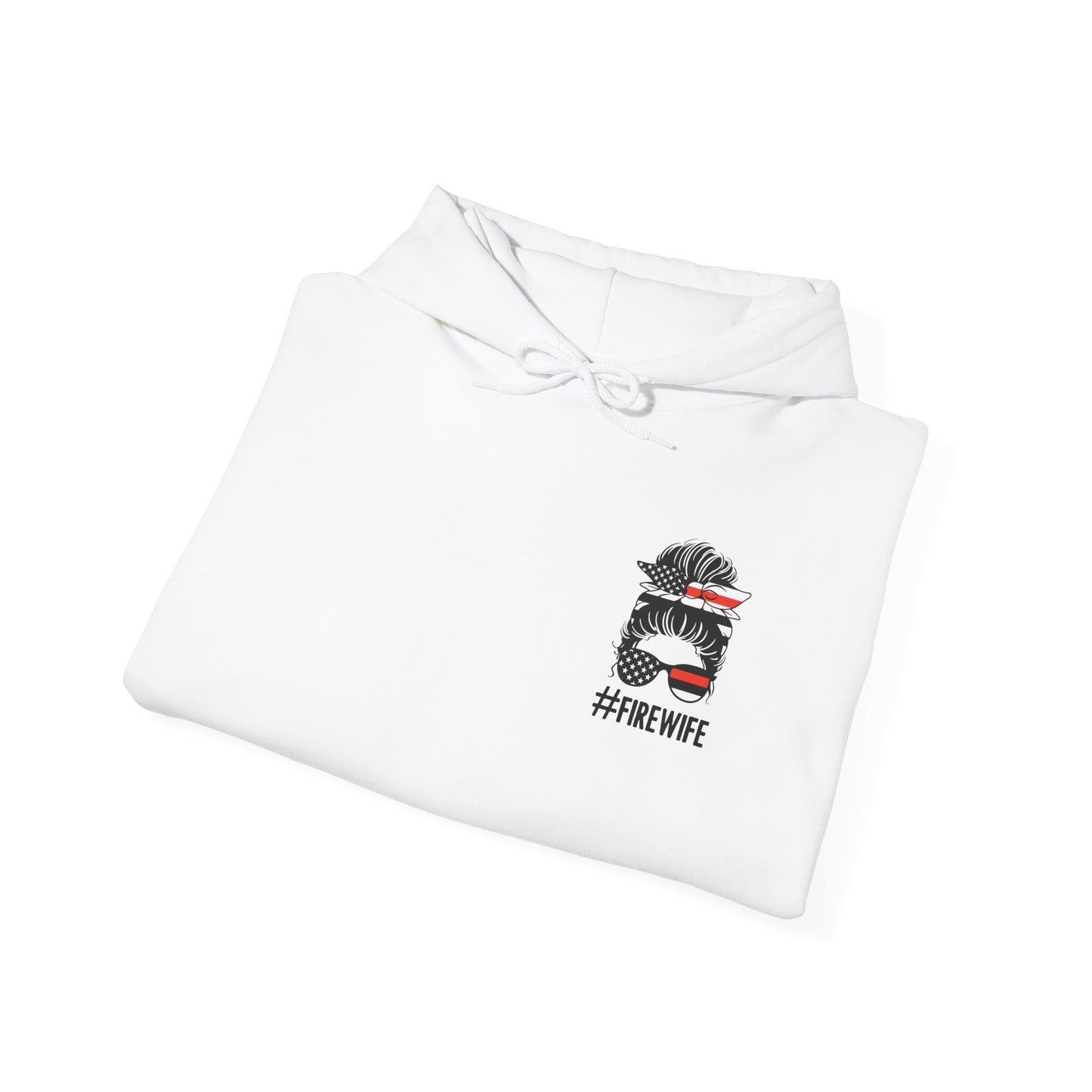 Firefighter Wife Hooded Sweatshirt – Cozy Apparel for Proud Partners