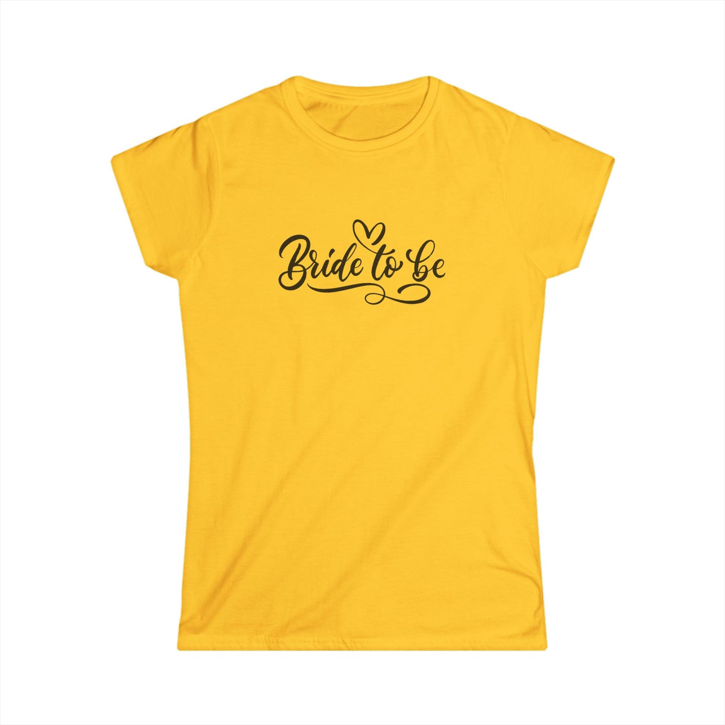 Bride-to-Be Women's Softstyle Tee - Perfect for Weddings & Bridal Showers