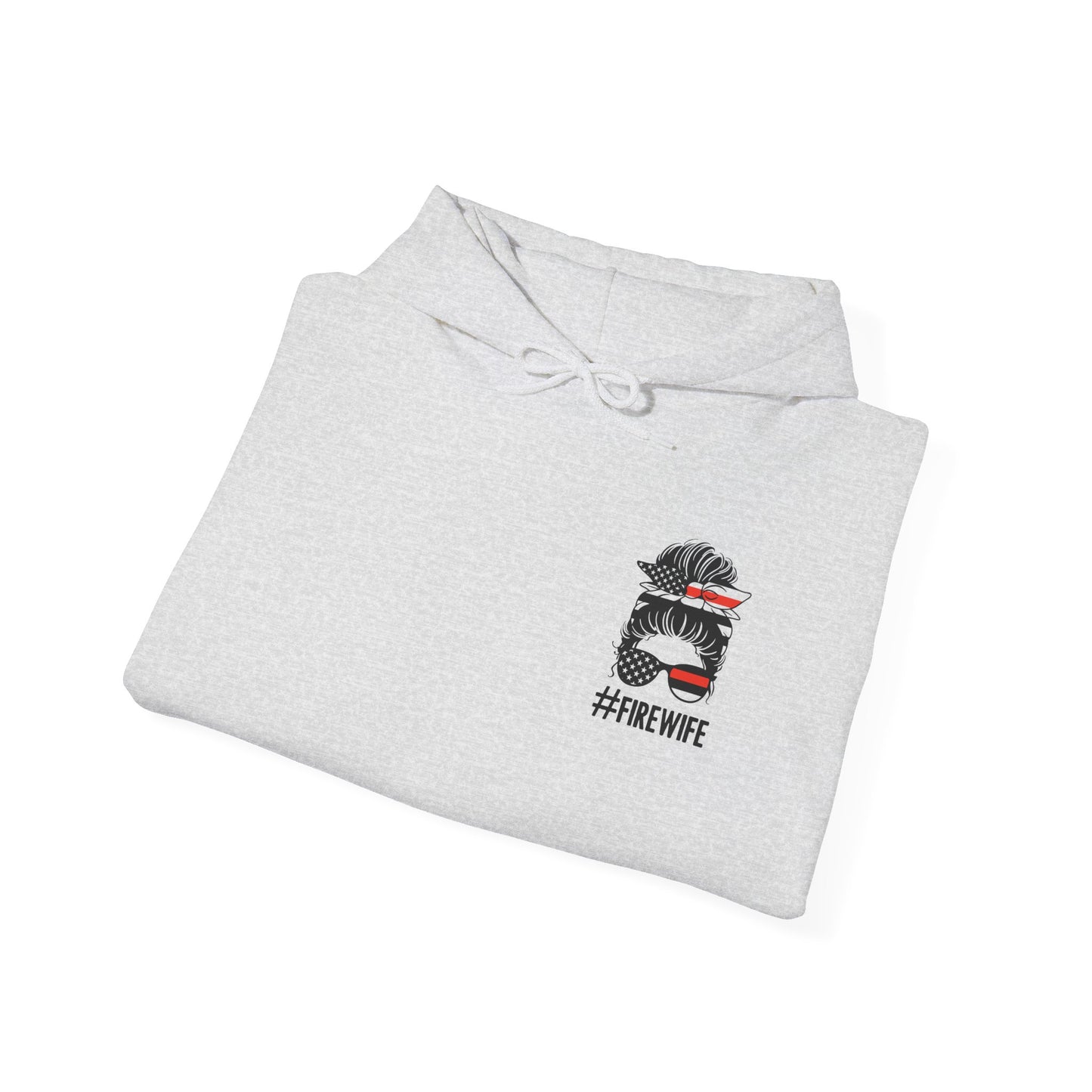 Firefighter Wife Hooded Sweatshirt – Cozy Apparel for Proud Partners