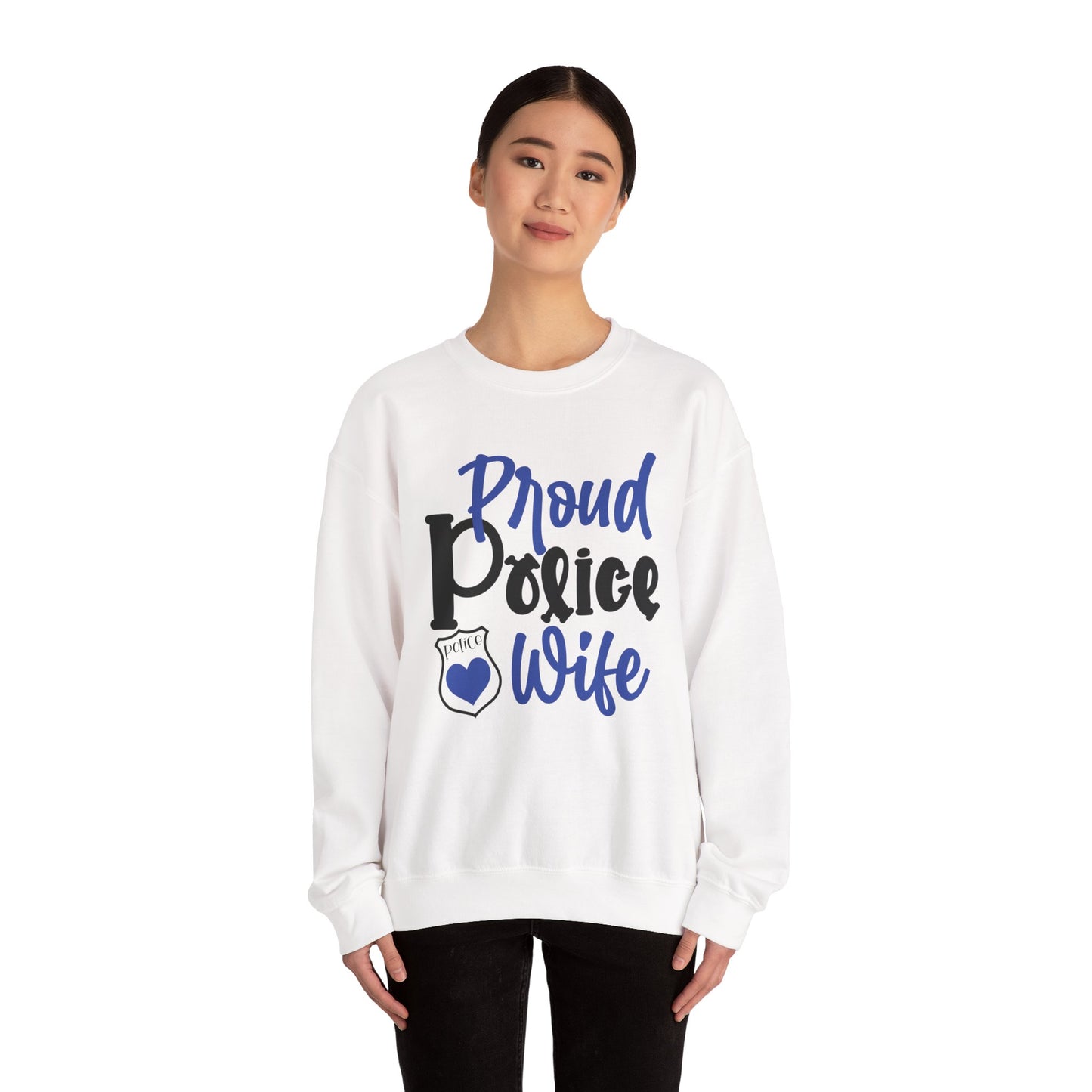 Proud Police Wife Sweatshirt | Unisex Heavy Blend Crewneck | Perfect Gift for Police Families, Law Enforcement Support, Cozy Everyday [...]