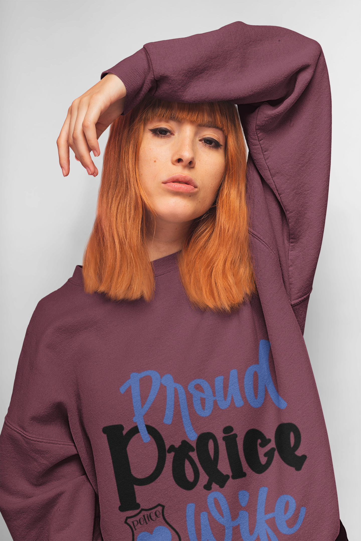Proud Police Wife Sweatshirt | Unisex Heavy Blend Crewneck | Perfect Gift for Police Families, Law Enforcement Support, Cozy Everyday [...]