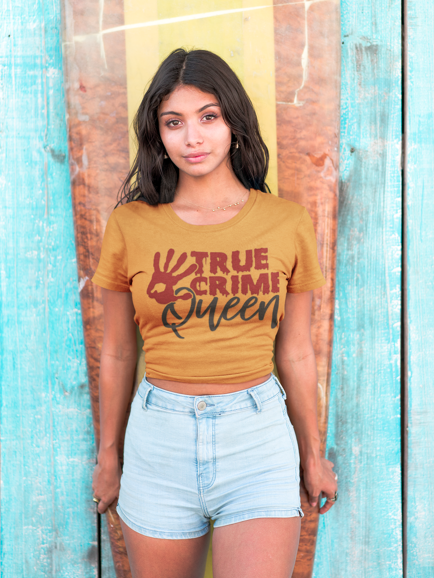 Cropped Festival T-Shirt: True Crime