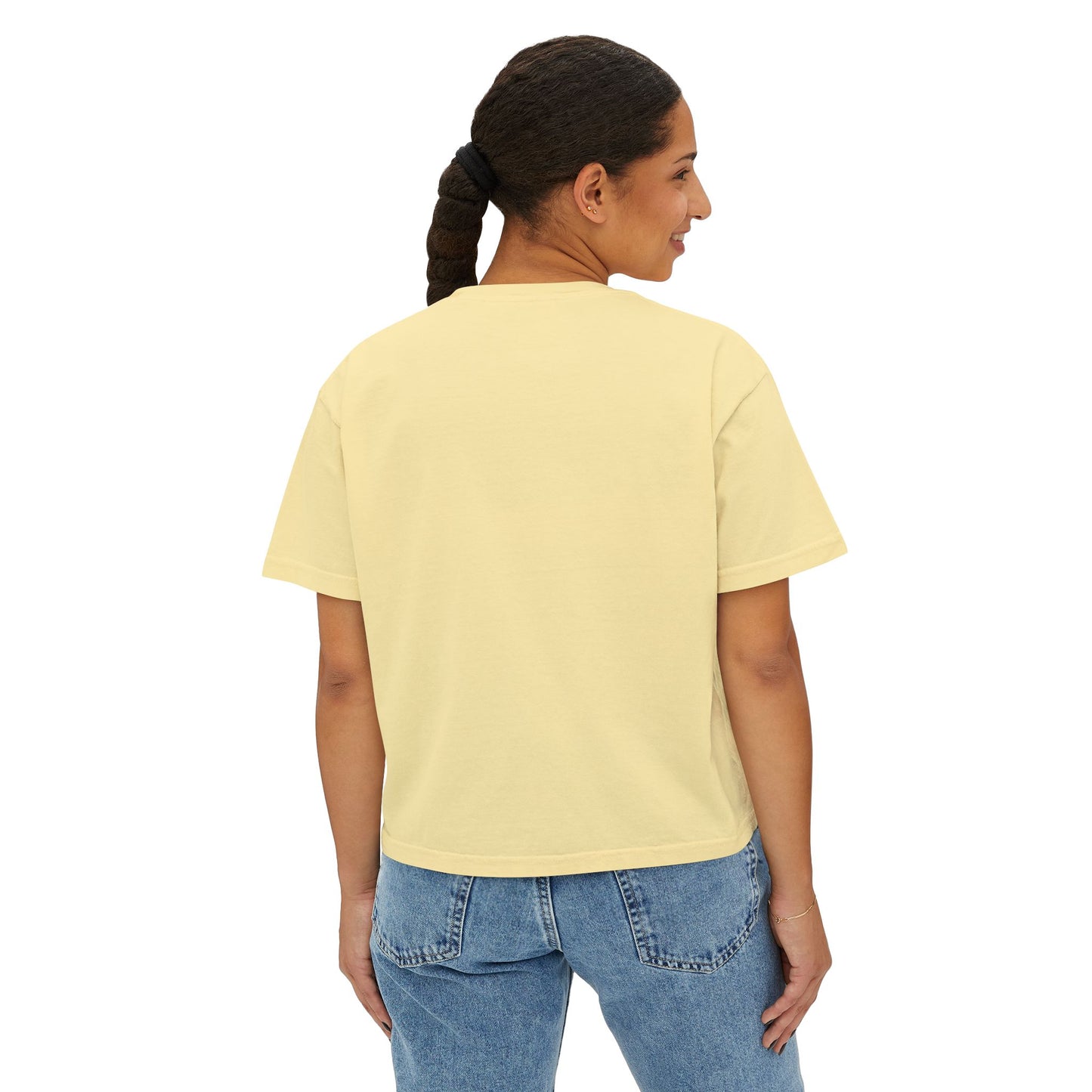 Women's Boxy Tee - Relax We're All Crazy Funny Graphic Top