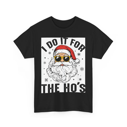 Funny Christmas T-Shirt, Unisex Heavy Cotton Tee, Holiday Humor Tee, Gift for Santa Lover, Casual Christmas Shirt, Festive Party Tee