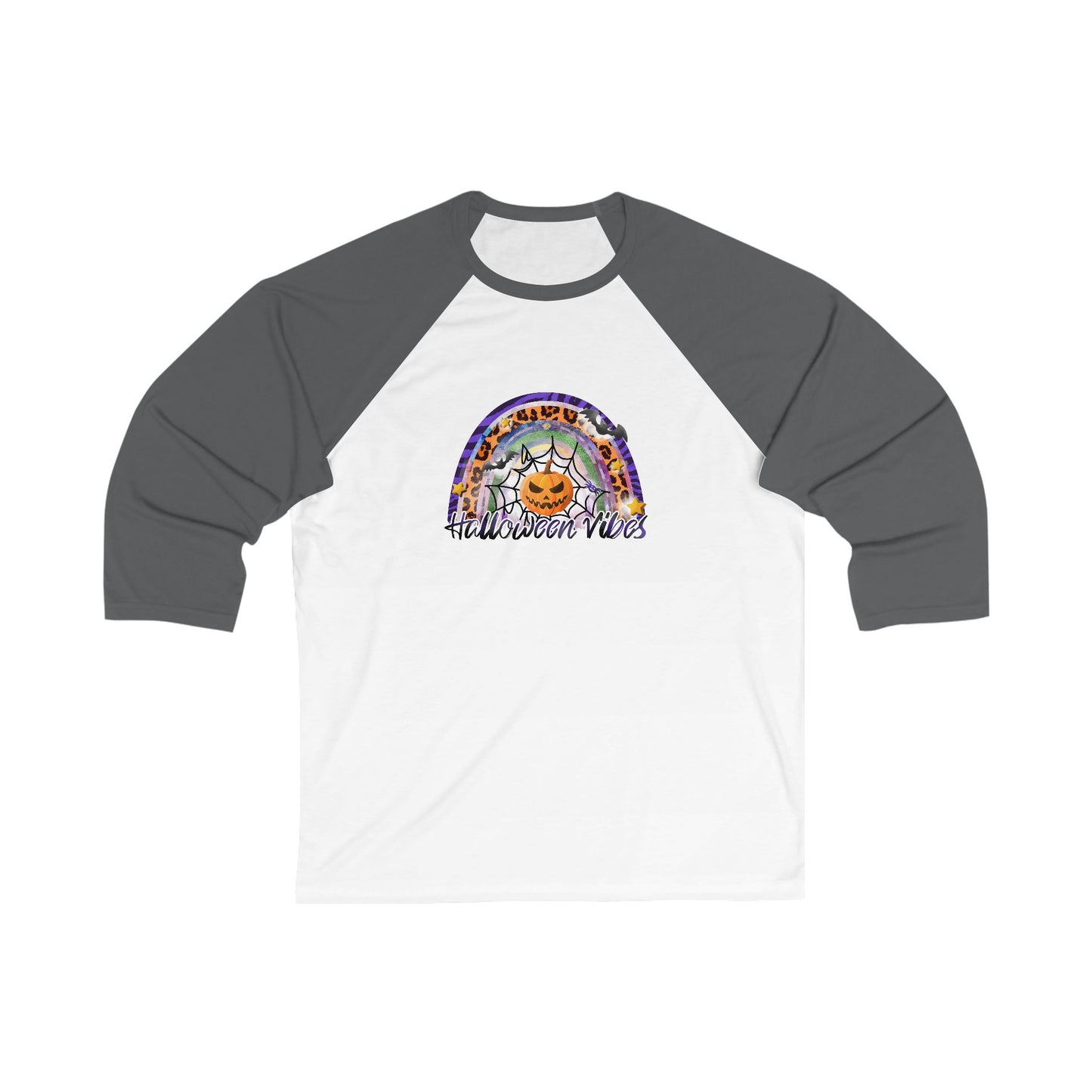 Halloween Vibes Unisex Baseball Tee, Fall Shirt for Men and Women, Spooky Season Apparel, Halloween Party Outfit, Cute Casual Top