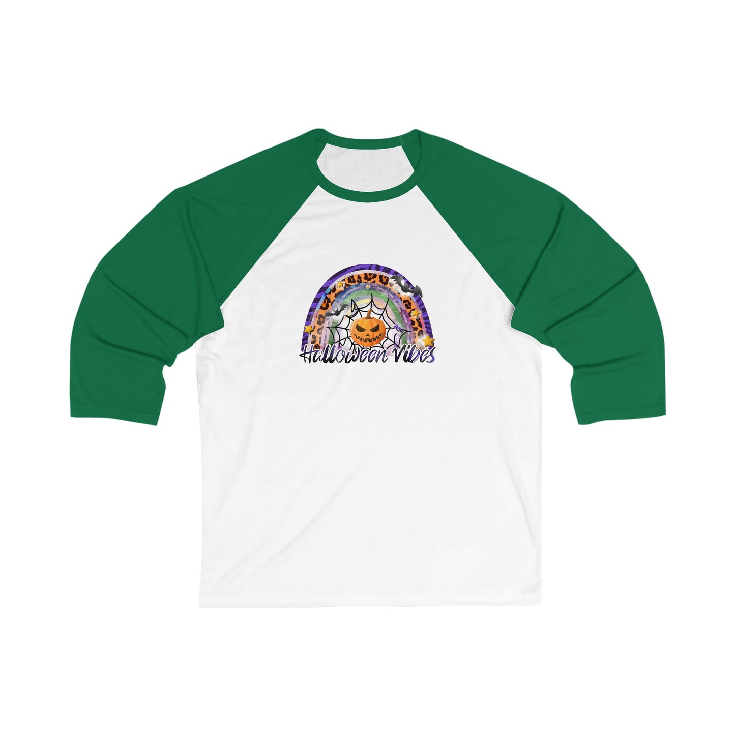 Halloween Vibes Unisex Baseball Tee, Fall Shirt for Men and Women, Spooky Season Apparel, Halloween Party Outfit, Cute Casual Top