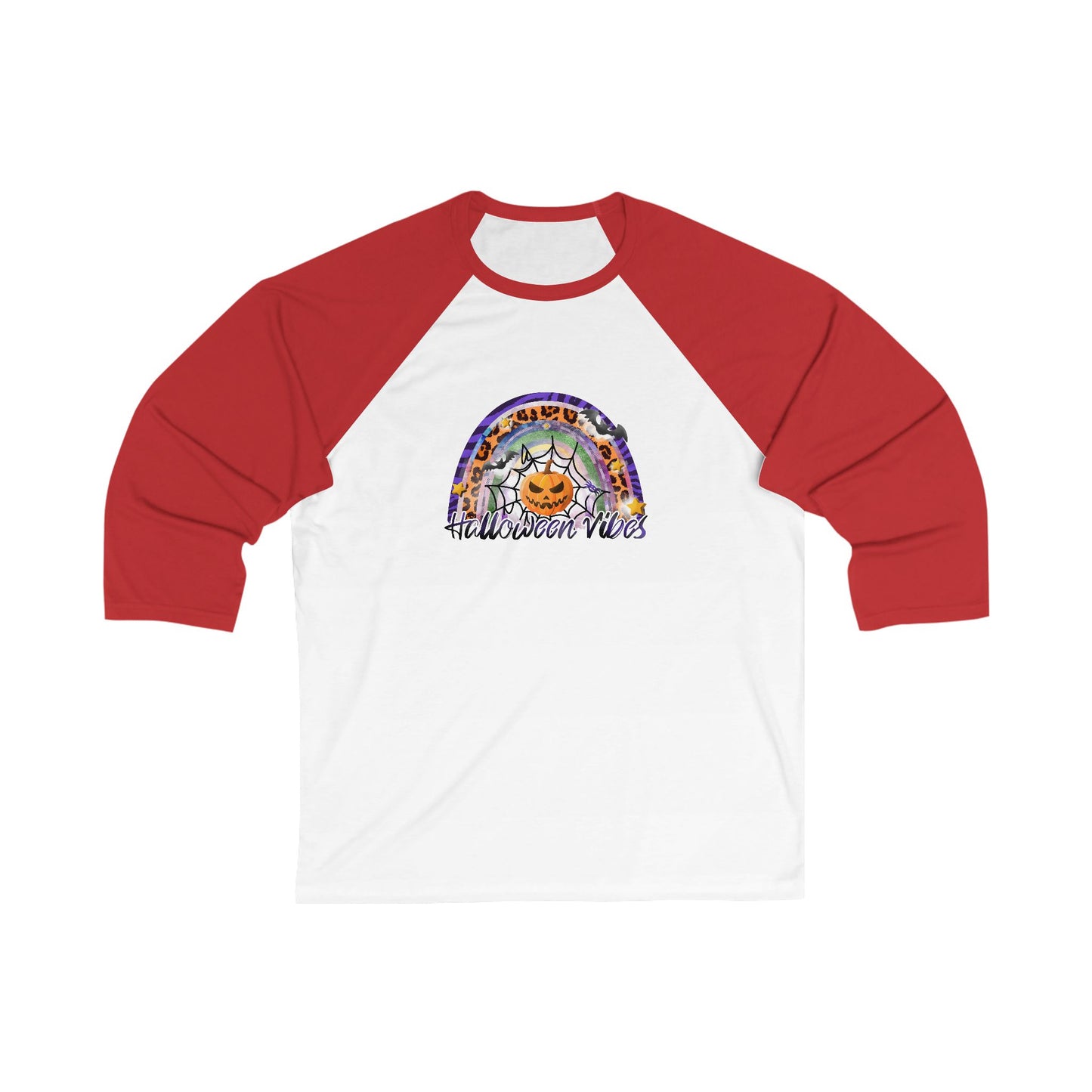 Halloween Vibes Unisex Baseball Tee, Fall Shirt for Men and Women, Spooky Season Apparel, Halloween Party Outfit, Cute Casual Top