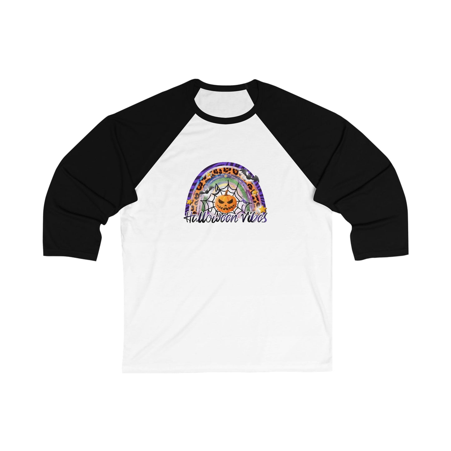 Halloween Vibes Unisex Baseball Tee, Fall Shirt for Men and Women, Spooky Season Apparel, Halloween Party Outfit, Cute Casual Top