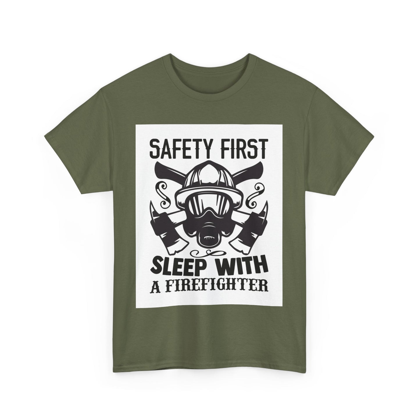 Safety First Firefighter Unisex Heavy Cotton Tee