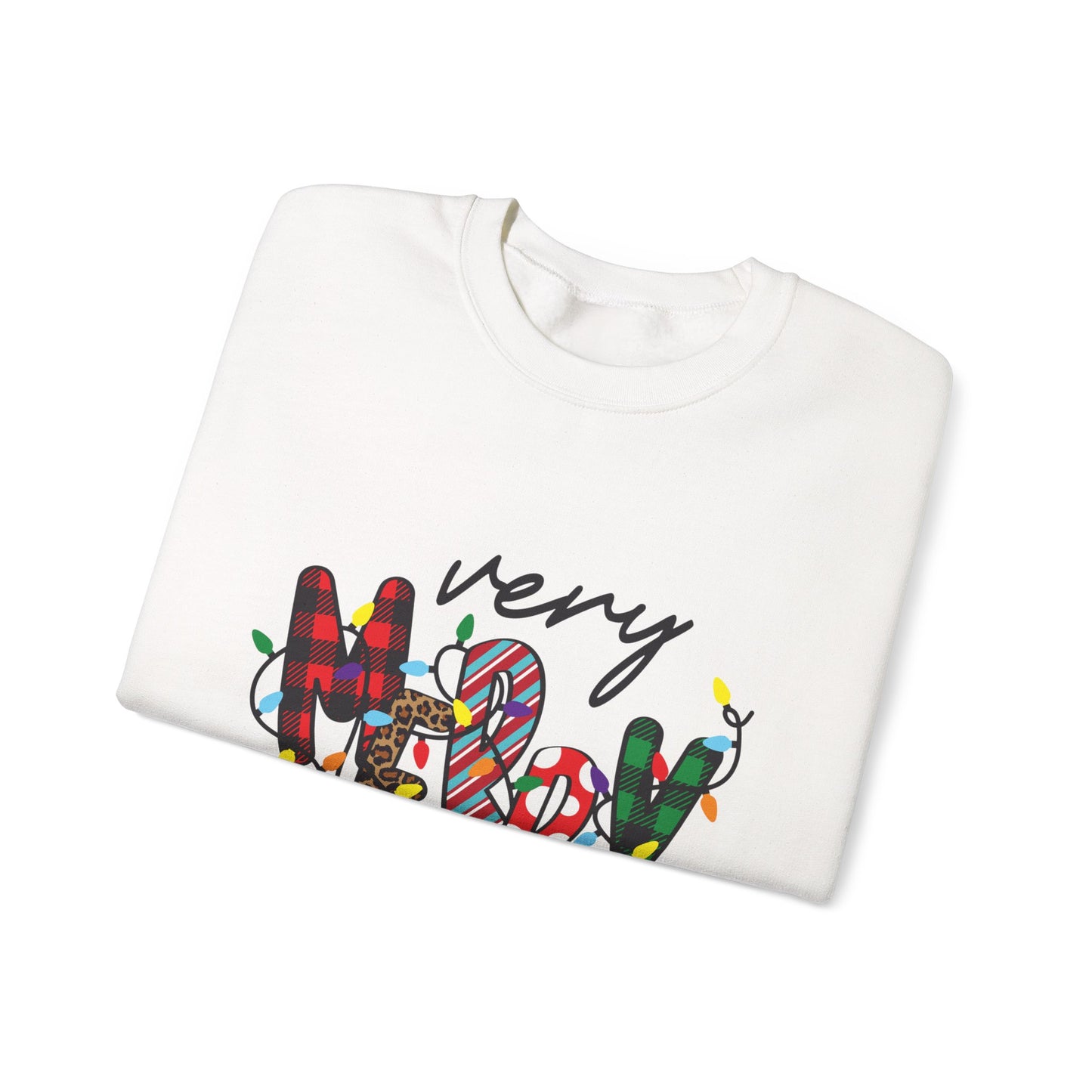 Very Merry Mama Sweatshirt | Christmas Mom Holiday Crewneck