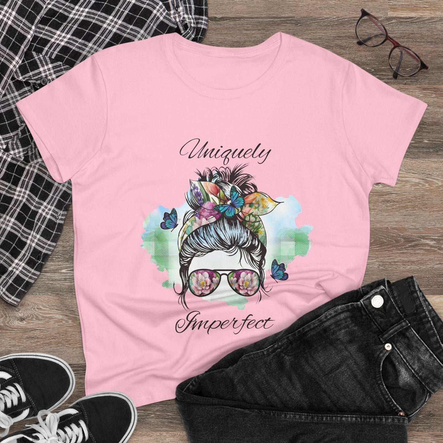 Women&#039;s Uniquely Imperfect Graphic Tee - Midweight Cotton Shirt