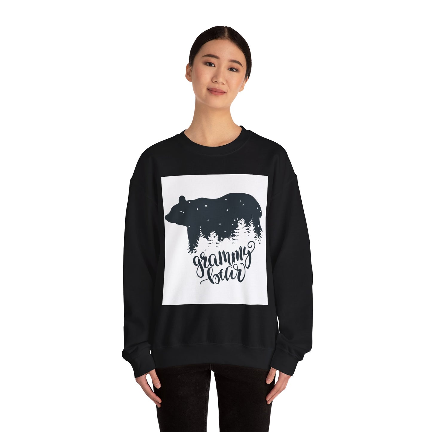 Cozy Bear Grandma Crewneck Sweatshirt