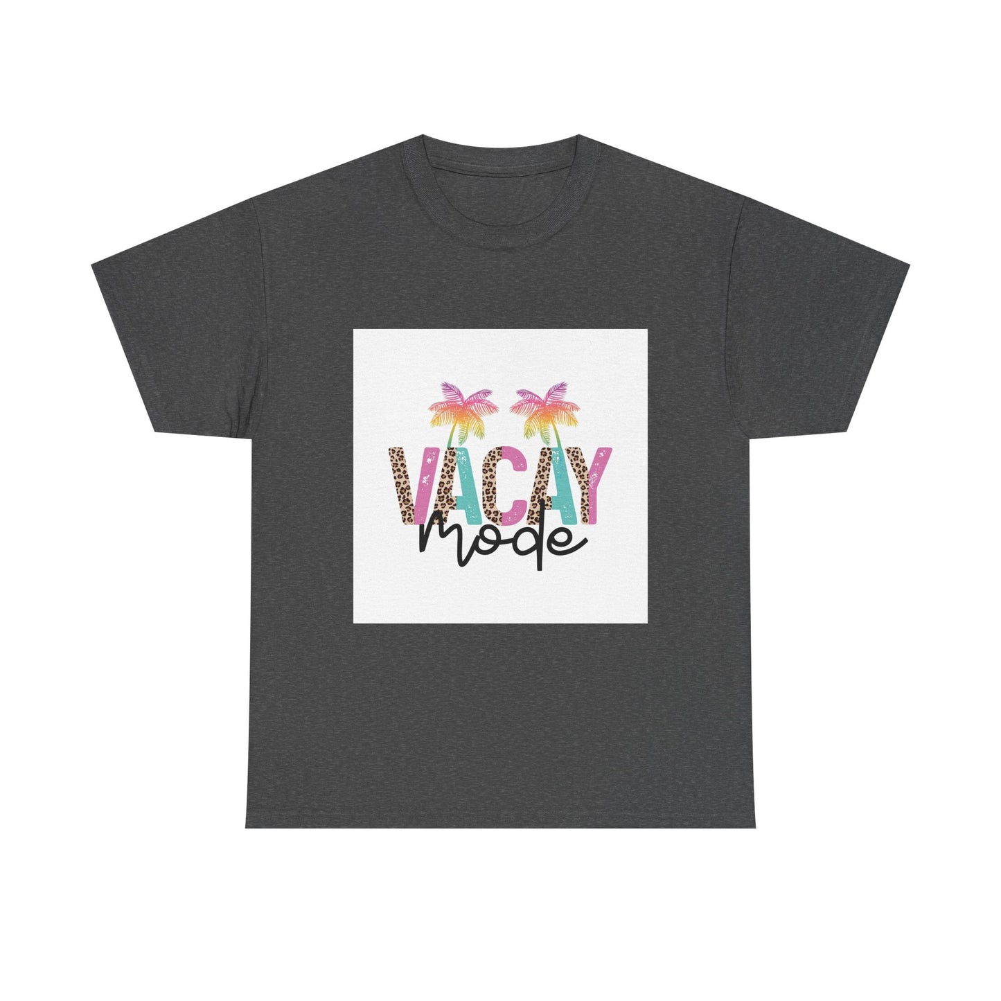 Vacay Mode Unisex Heavy Cotton Tee - Summer Vibes Tee for Travel Enthusiasts