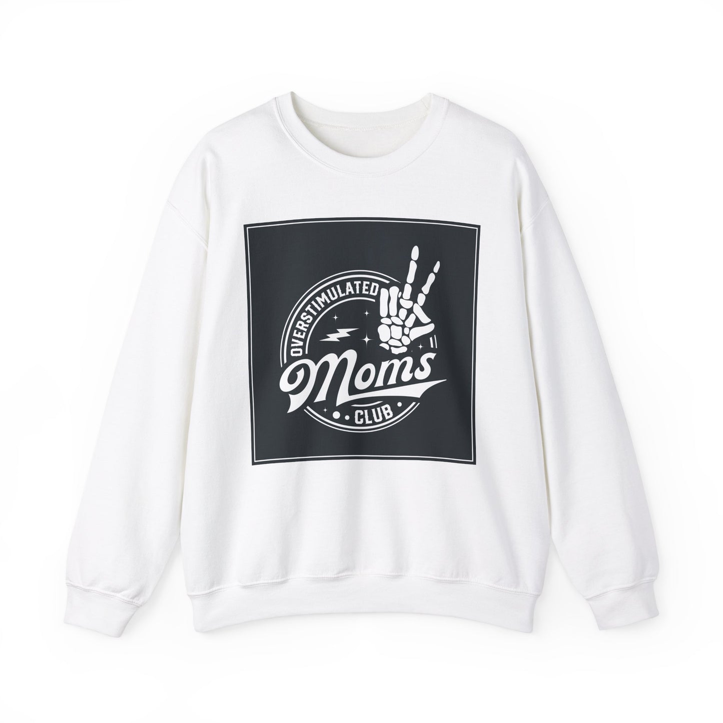 Overstimulated Moms Club Crewneck Sweatshirt