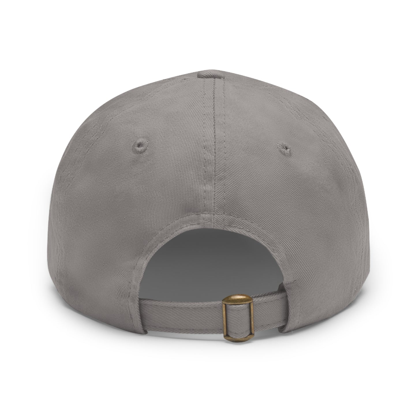 Dad Hat with Leather Patch (Rectangle) (Copy)