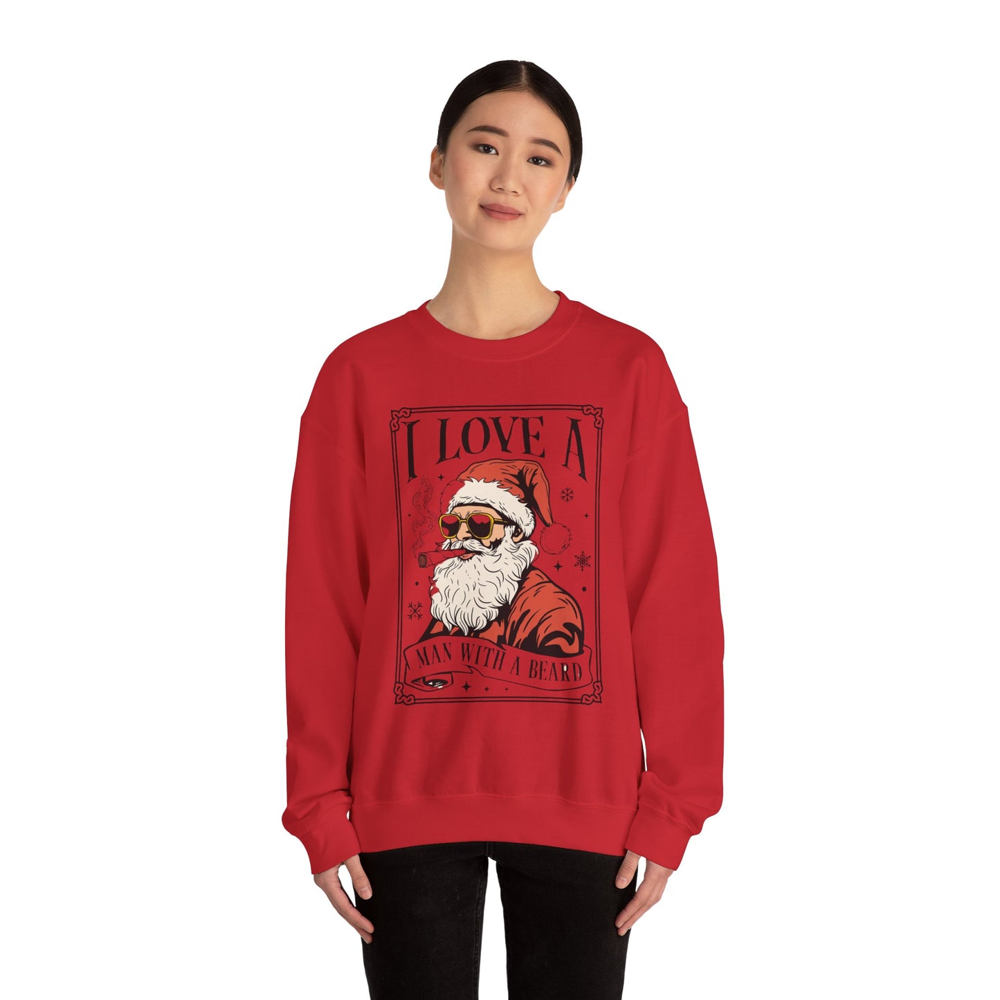 Sweatshirt - Cozy Holiday Crewneck, Christmas Gift, Unisex Pullover, Santa Vibes, Festive Apparel, Christmas, gift for her