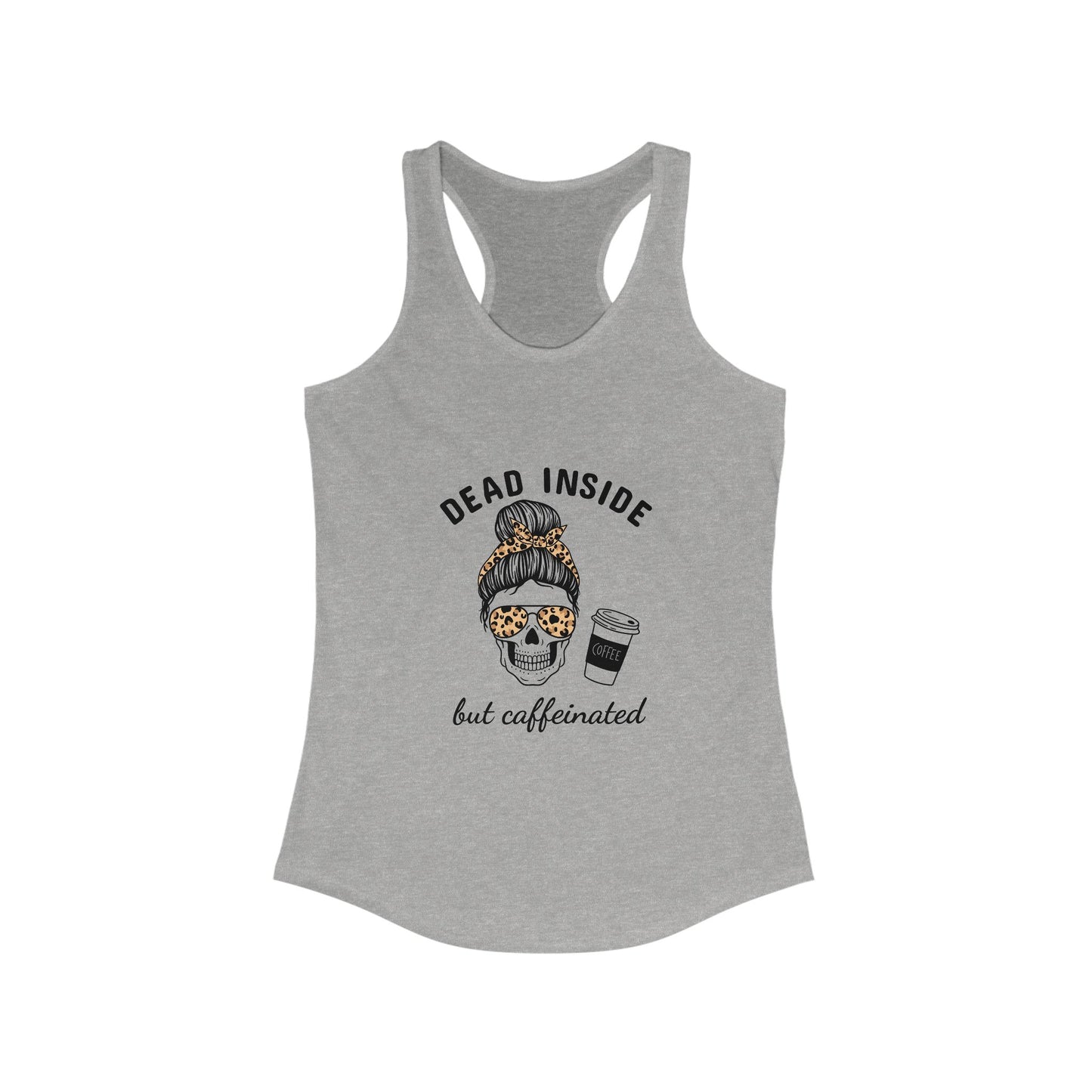 Caffeine Queen Racerback Tank – Perfect for Coffee Lovers