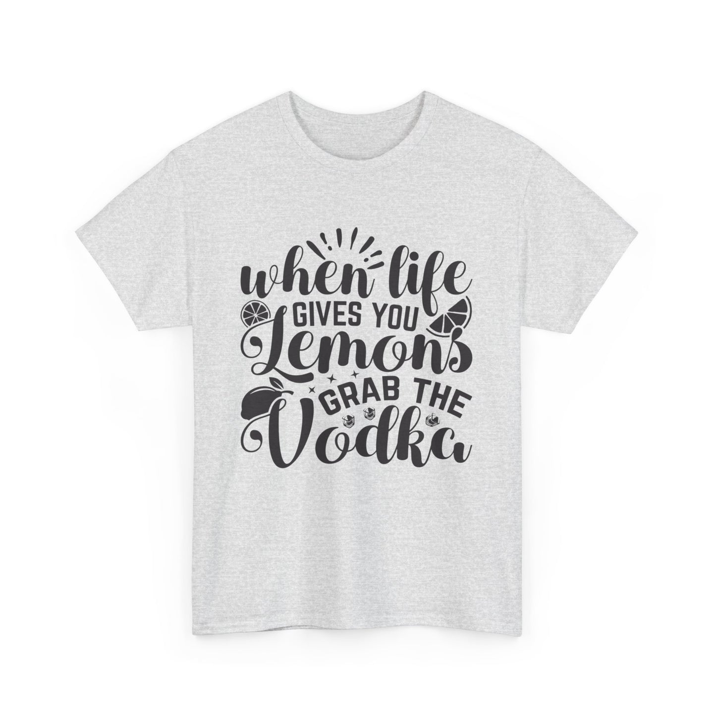 Funny Lemon Vodka Unisex Heavy Cotton Tee