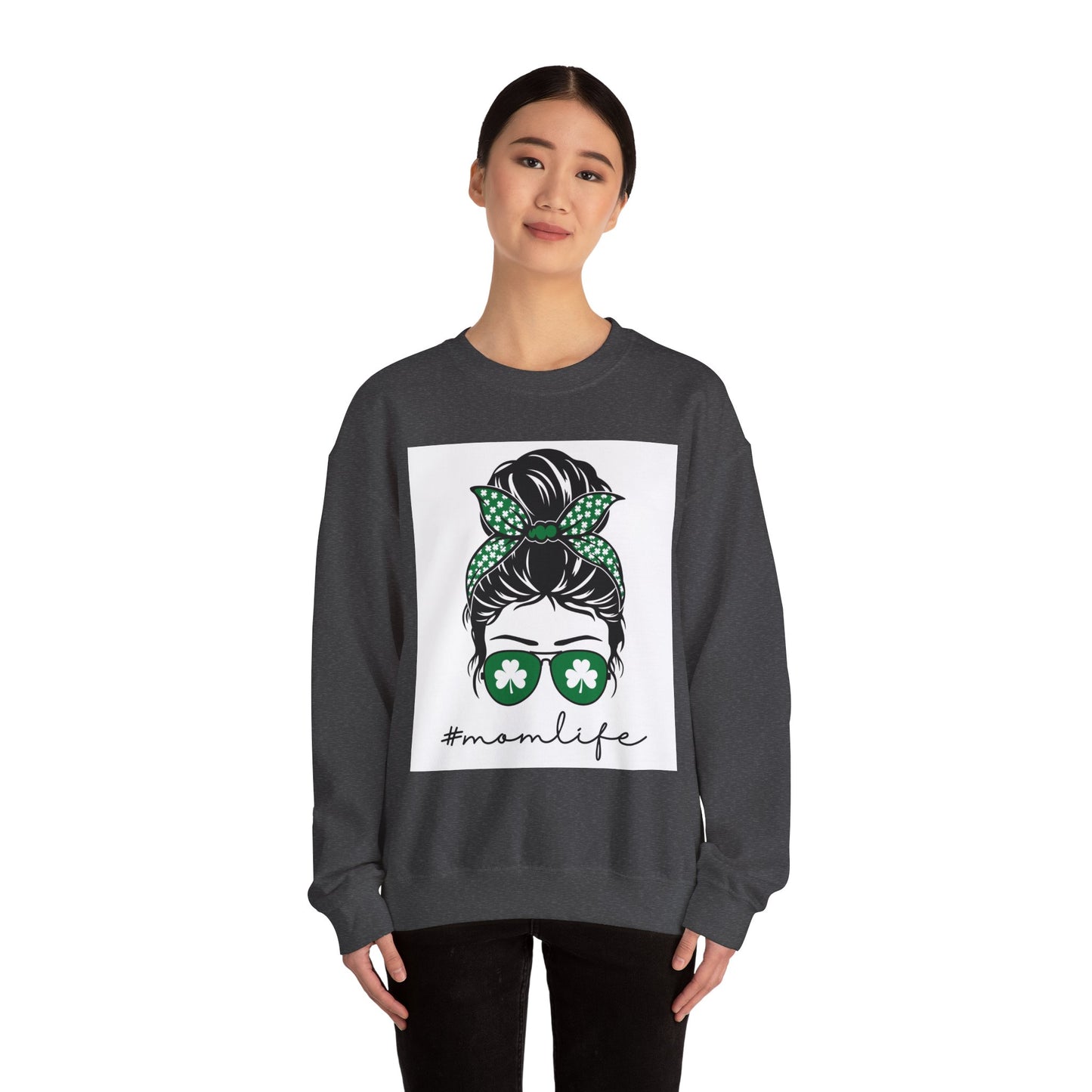 St. Patrick's Day #MomLife Sweatshirt